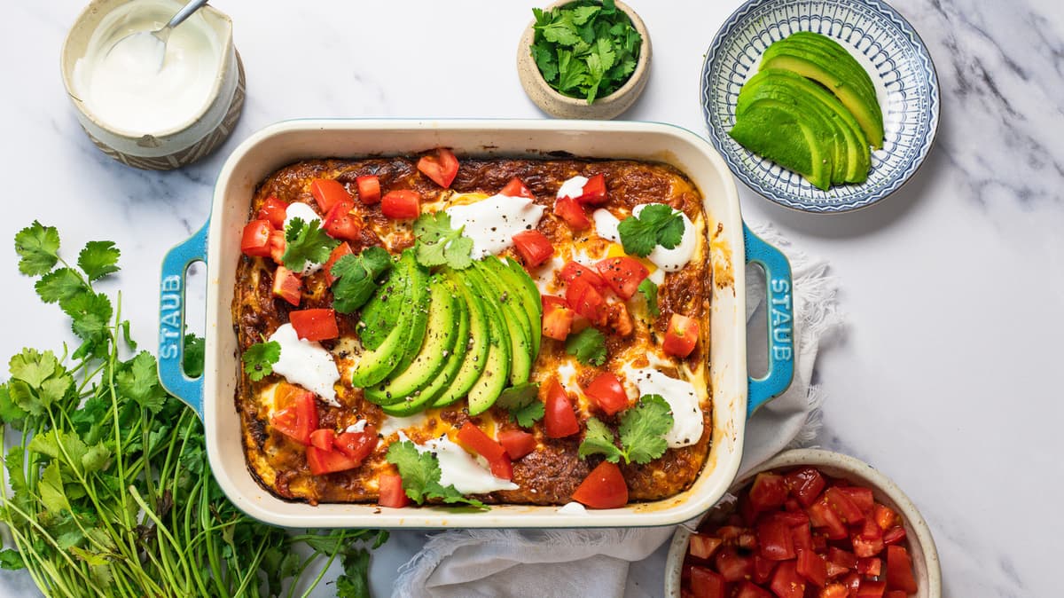 Easy Tortilla Breakfast Casserole Recipe