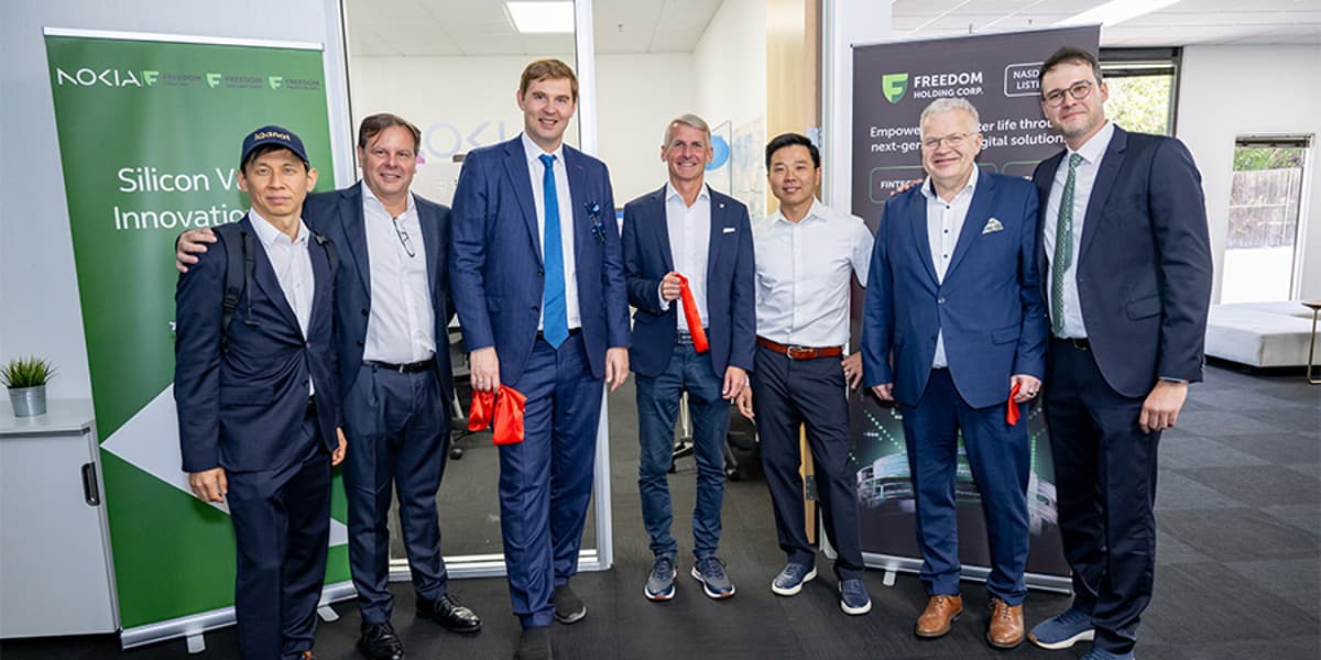 Freedom Holding and Nokia Open Silicon Valley Innovation Hub for AI-Powered Infrastructure