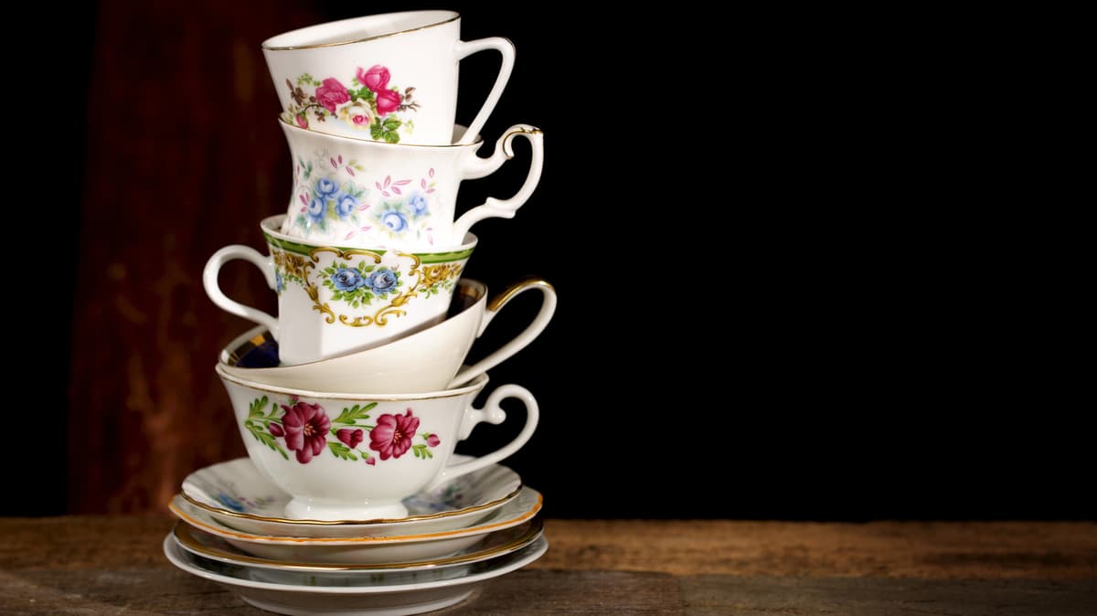 Turn Old Teacups Into Whimsical Kitchen Herb Planters