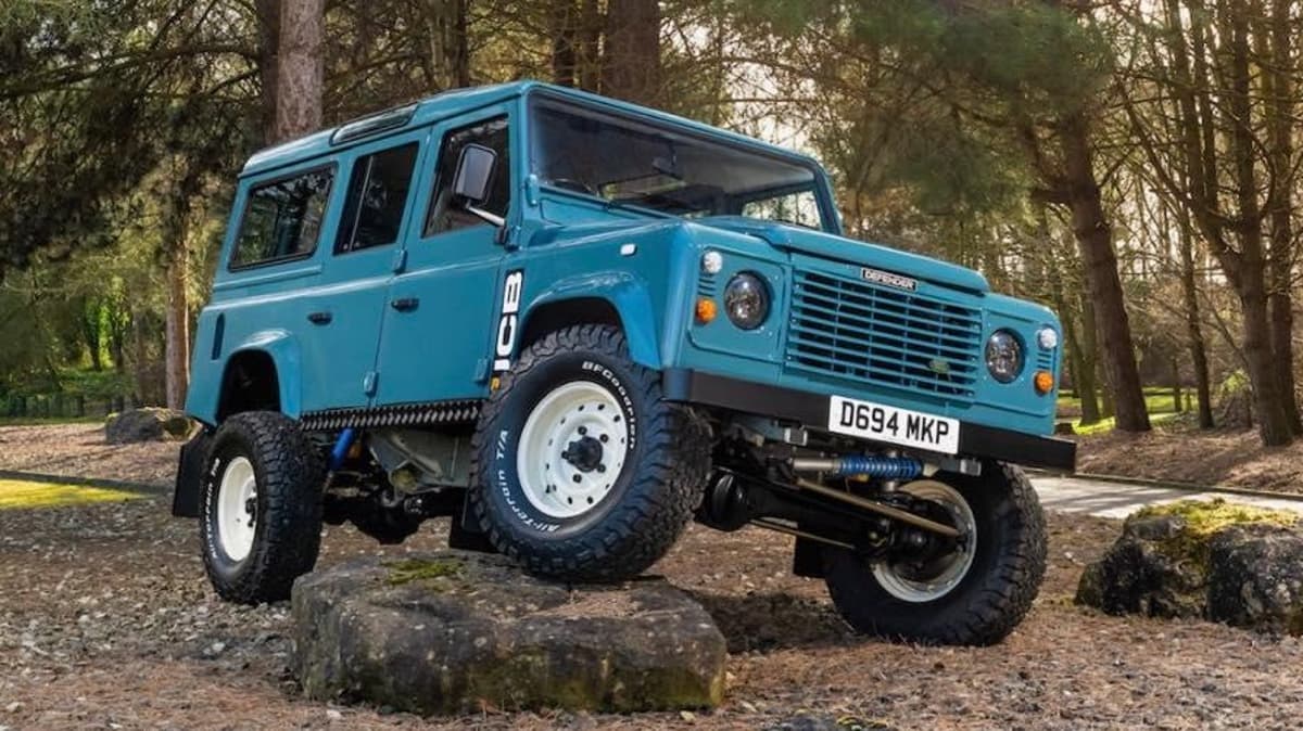 Spend Your Tax Return on a Backhoe-Engined Land Rover Defender