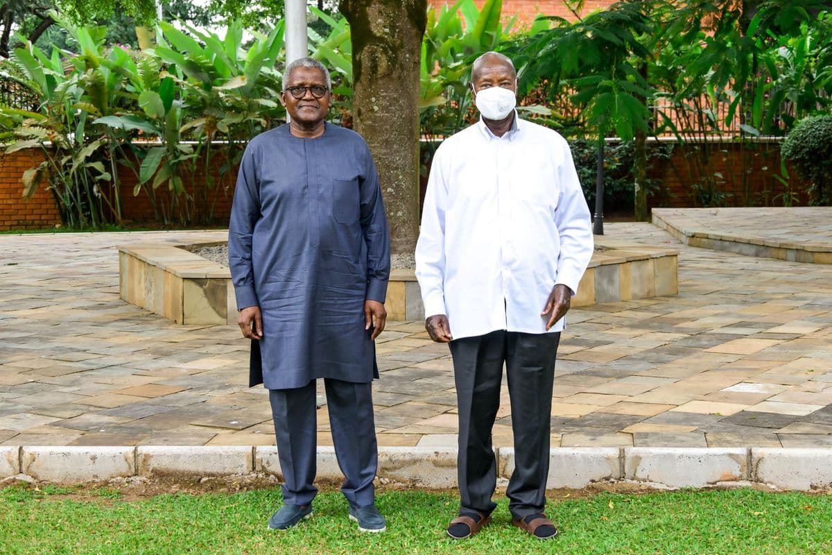 Museveni Backs Dangote’s Proposed $17bn East Africa Oil Refinery