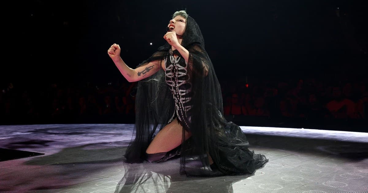 Lady Gaga’s Norma Kamali Bodysuit Has Neckline That Dips Daringly Low