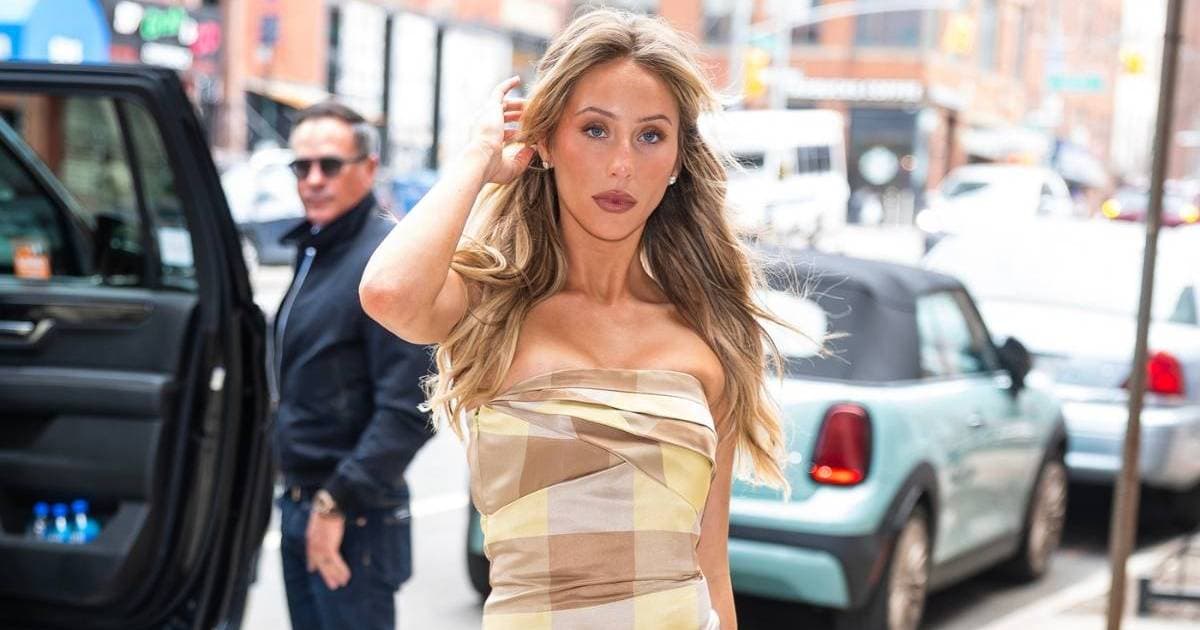 Alix Earle Takes on Coachella in Roberto Cavalli Bustier & Micro Shorts