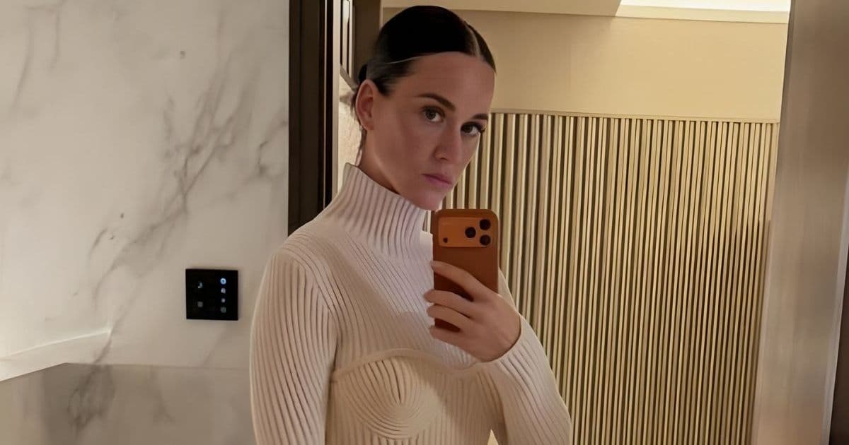 Katy Perry Brings the Heat in Shiny Strapless Bikini Top Amid Coachella Appearance