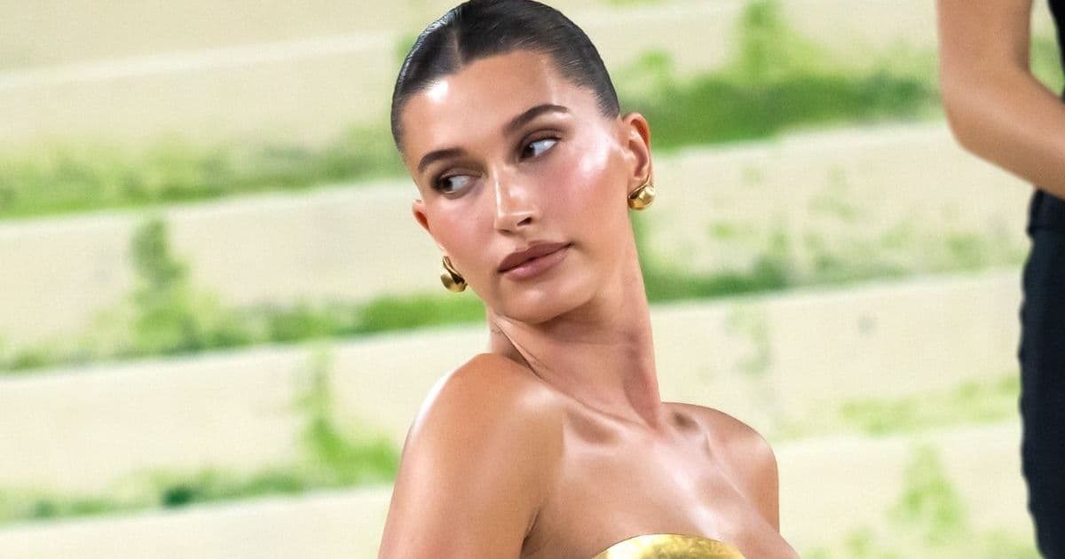 Hailey Bieber’s Teeny Tiny Micro Minidress Gets a Bold Keyhole Cutout