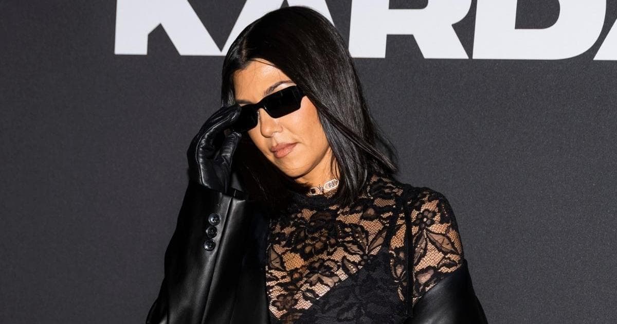 Kourtney Kardashian Sizzles in Bold Mini Dress That Leaves Little to the Imagination