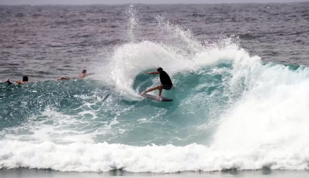 Jamie O’Brien Takes on the Crowd at Snapper Rocks on a 4’11” Soft-Top