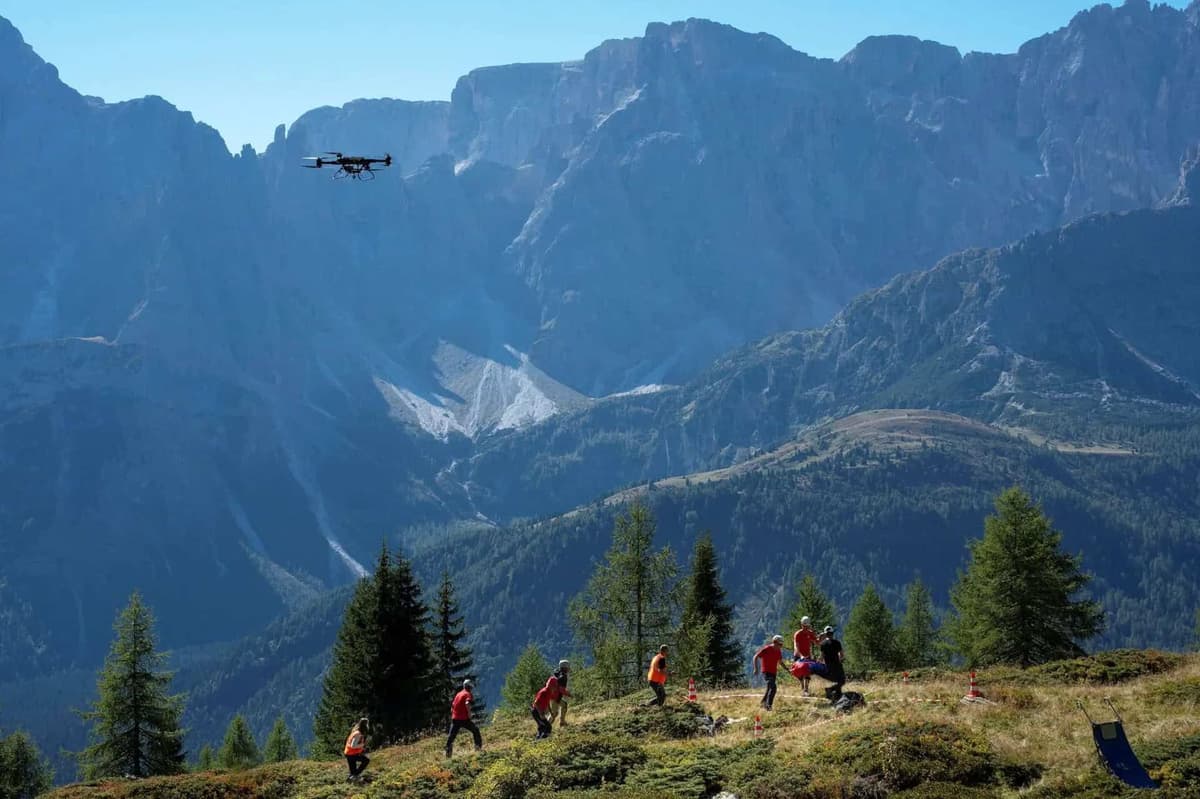 FlyingBasket Heavy-Lift Cargo Drones Cut Mountain Medical Evacuation Times