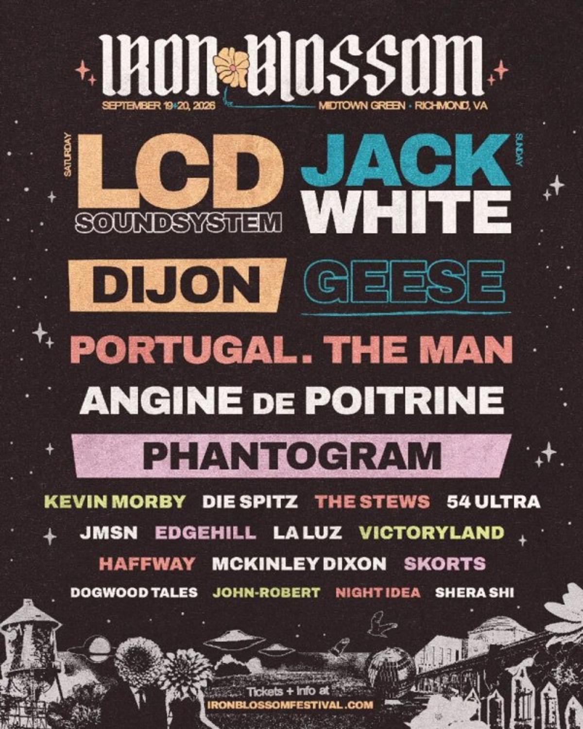 Iron Blossom 2026 Festival Lineup Announced: Jack White, LCD Soundsystem and More