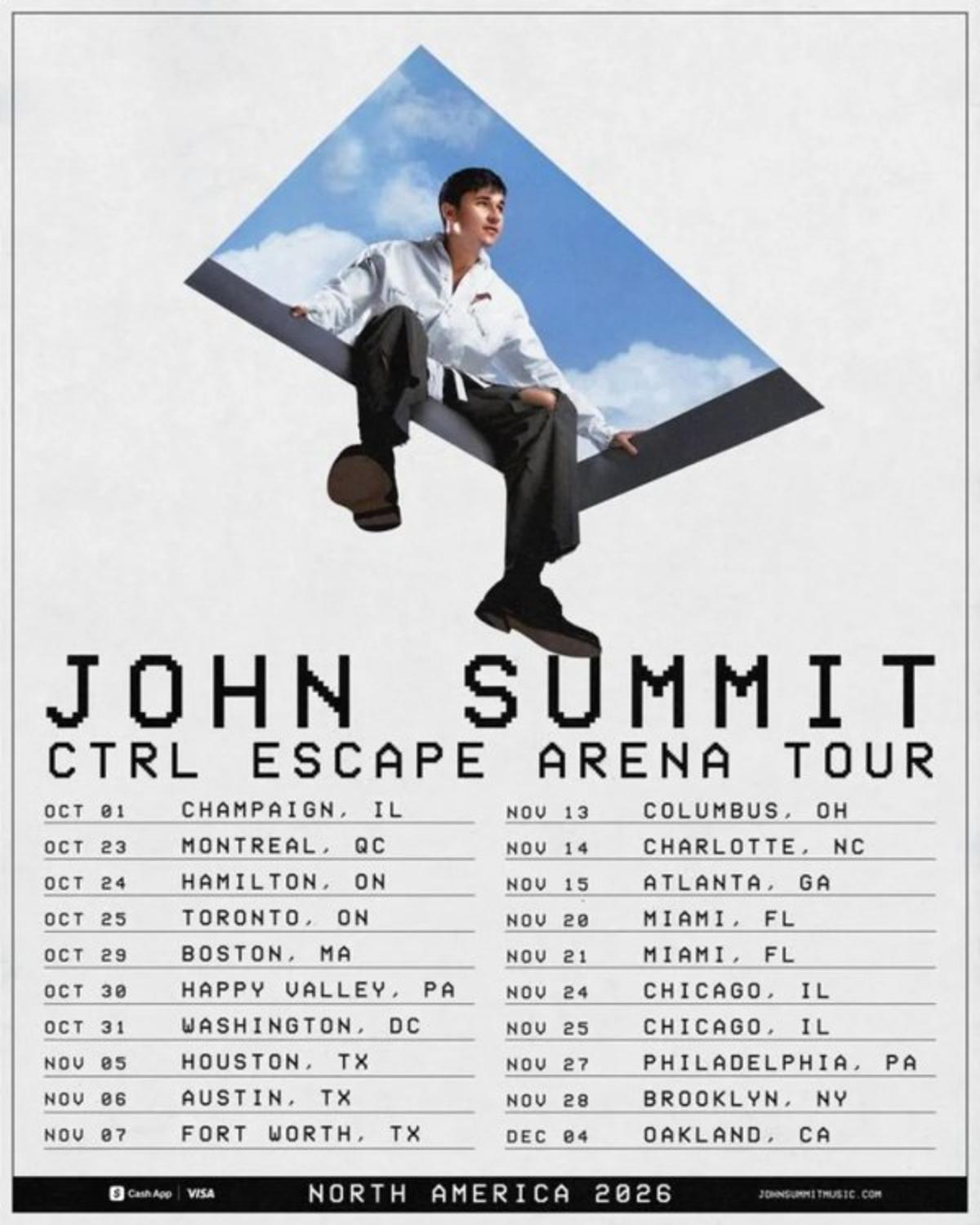 John Summit Just Announced the CTRL ESCAPE Arena Tour for 2026