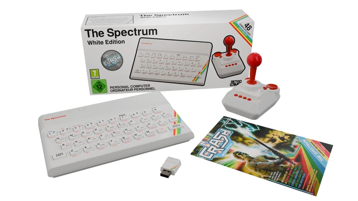 The Revamped Spectrum Gets a Special White Version Today, Inspired by a Clive Sinclair Legend