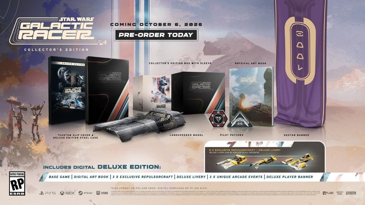 Star Wars: Galactic Racer Confirms Release Date and $160 Physical Collector’s Edition