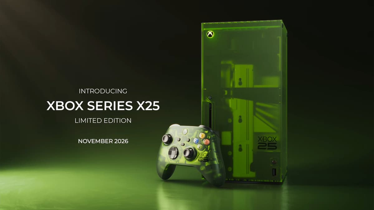 Microsoft Is Releasing a Limited Edition Green 25th Anniversary Xbox Series X
