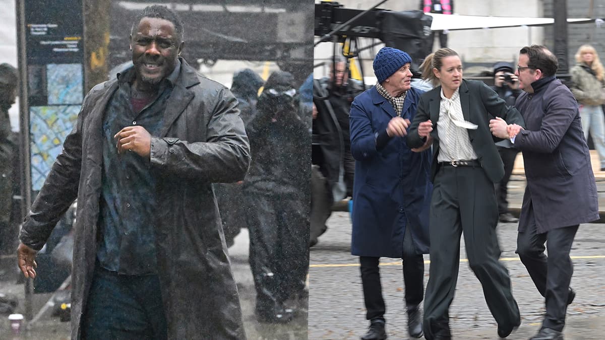 Exclusive First Looks at Idris Elba on Set as ‘Luther 2’ Continues Filming in the UK for Netflix