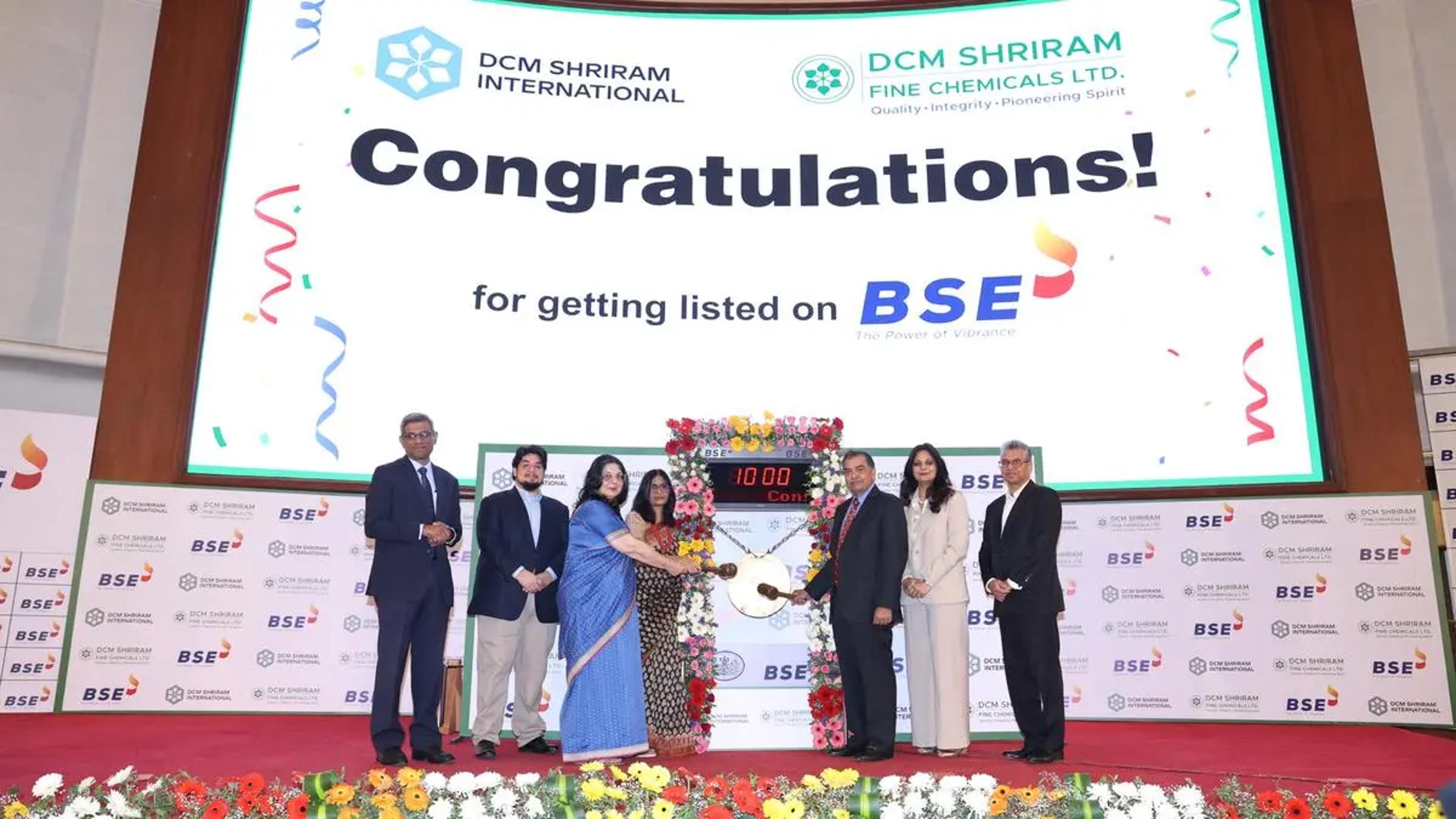 DCM Shriram Industries’ Demerger Entities Debut on Bourses