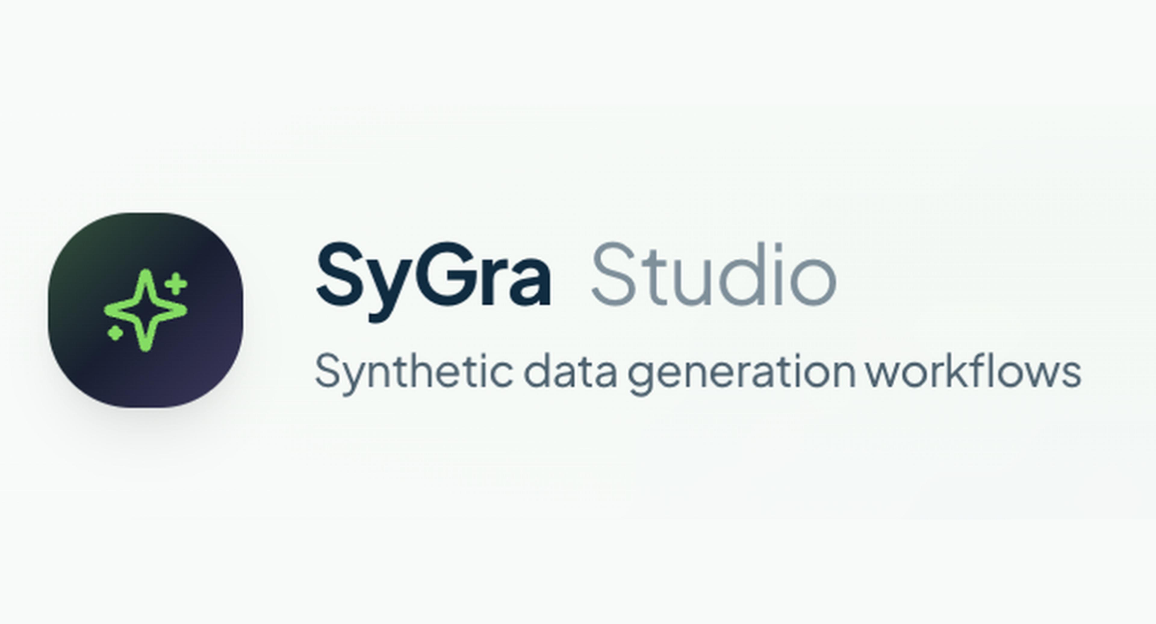 Introducing SyGra Studio