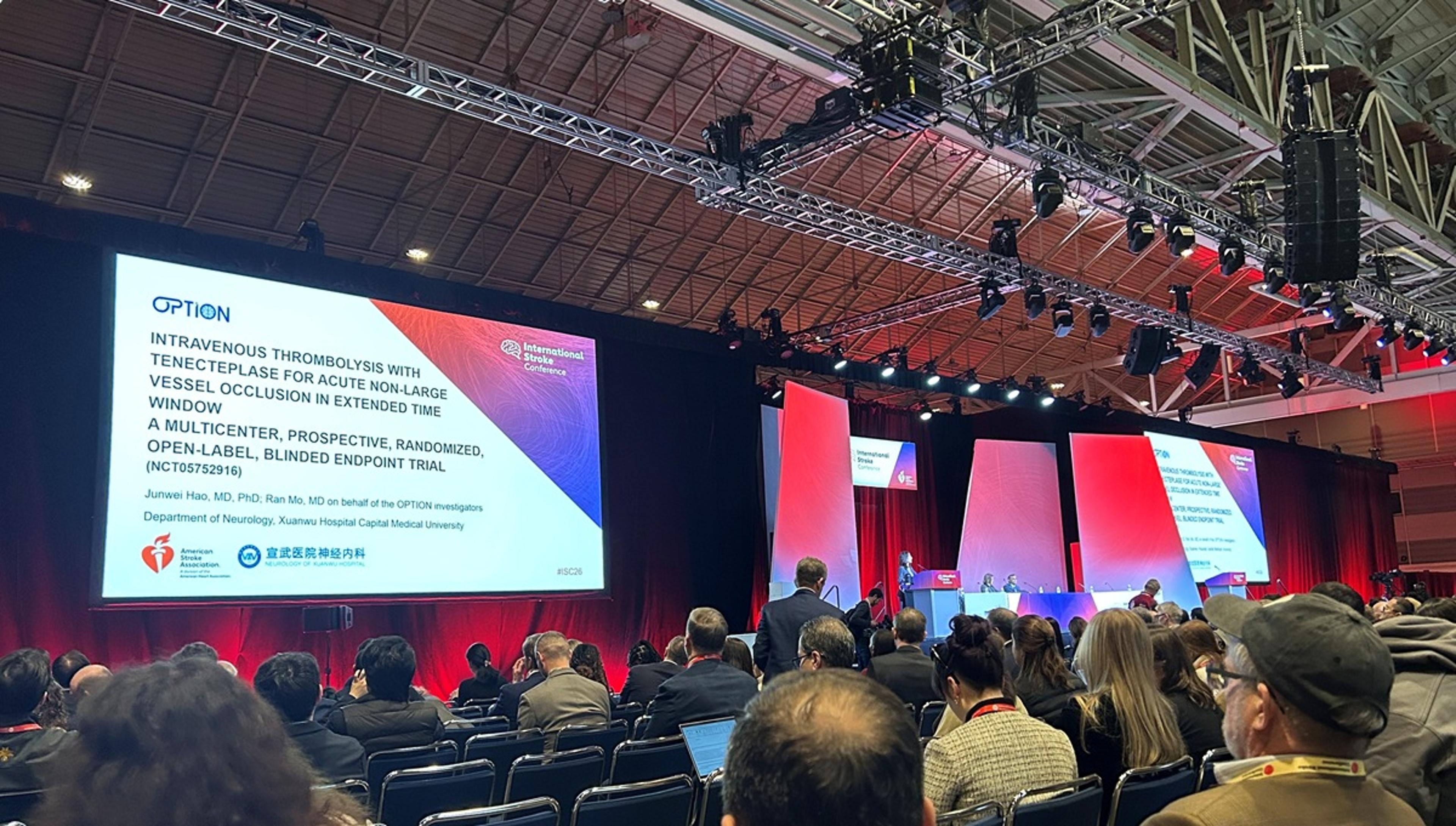 OPTION: IV Tenecteplase Boosts Outcomes Late After Non-LVO Stroke