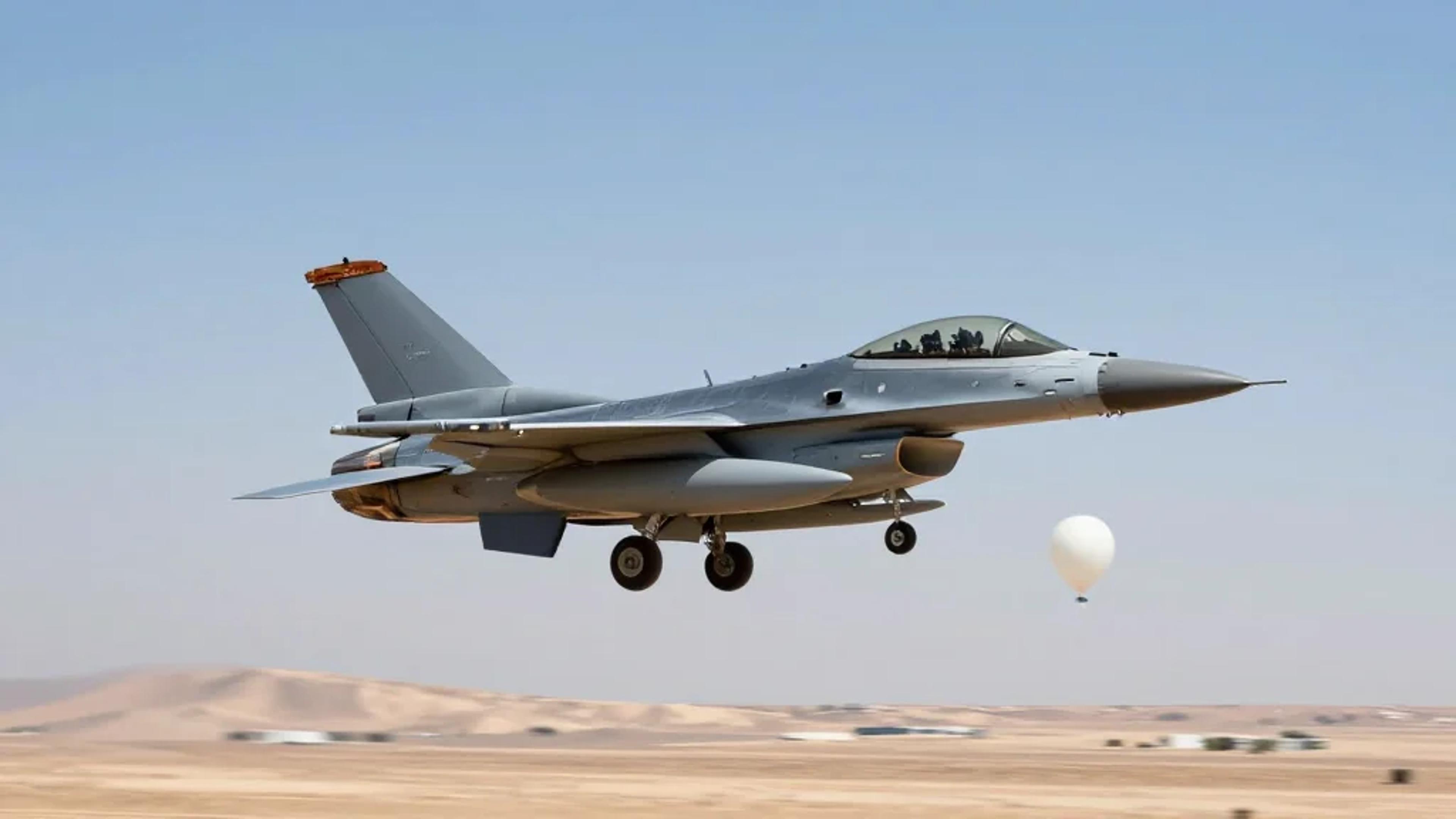 F-16 Scramble Finds Balloons, Not UFOs Over Nevada