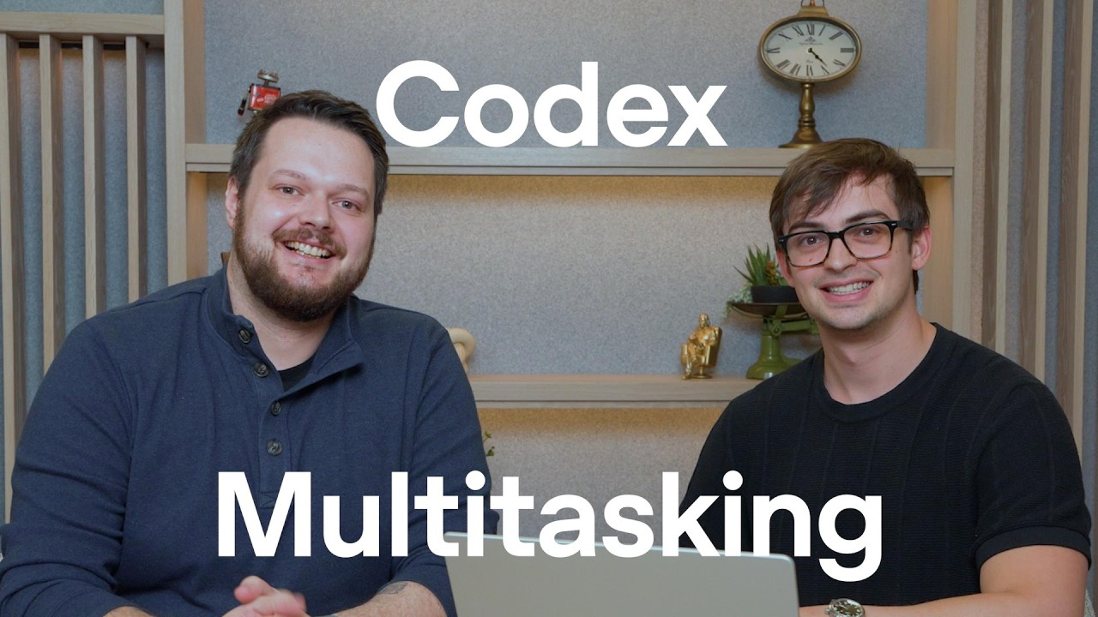 Multitasking with the Codex App