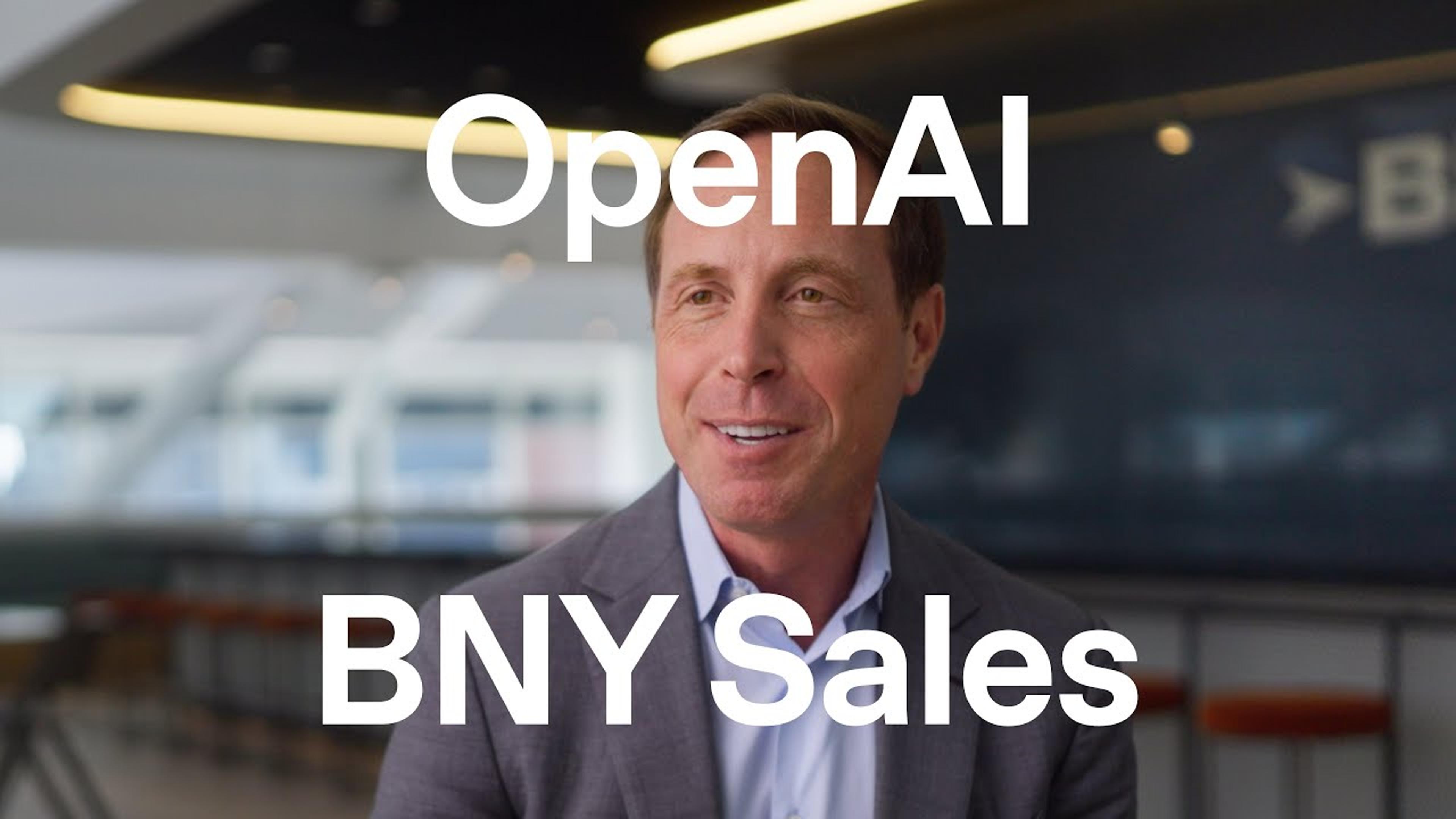 BNY Sales Uses OpenAI