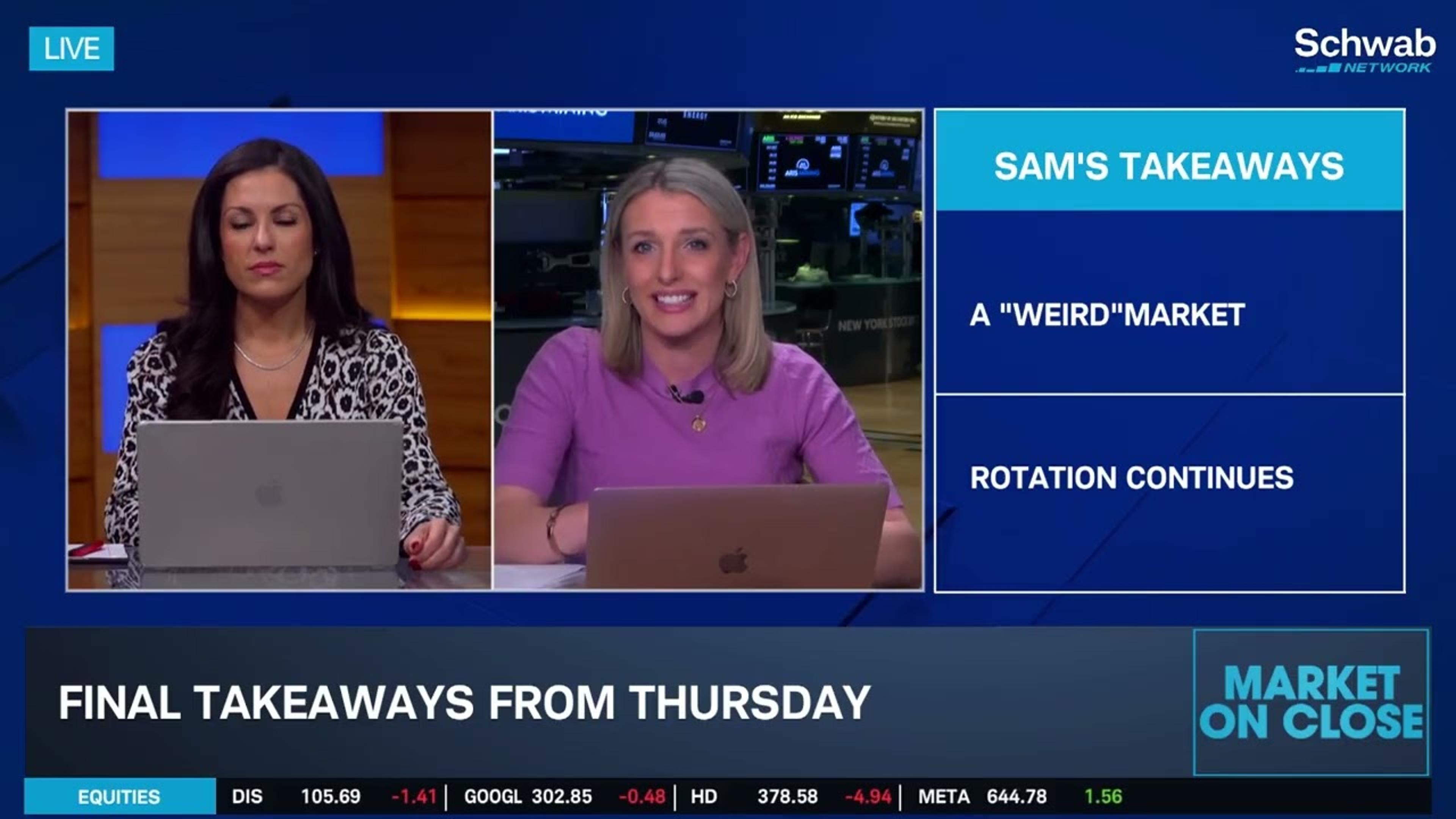 Thursday's Final Takeaways: Trade Deficit Narrows & Tech Rotation Continues