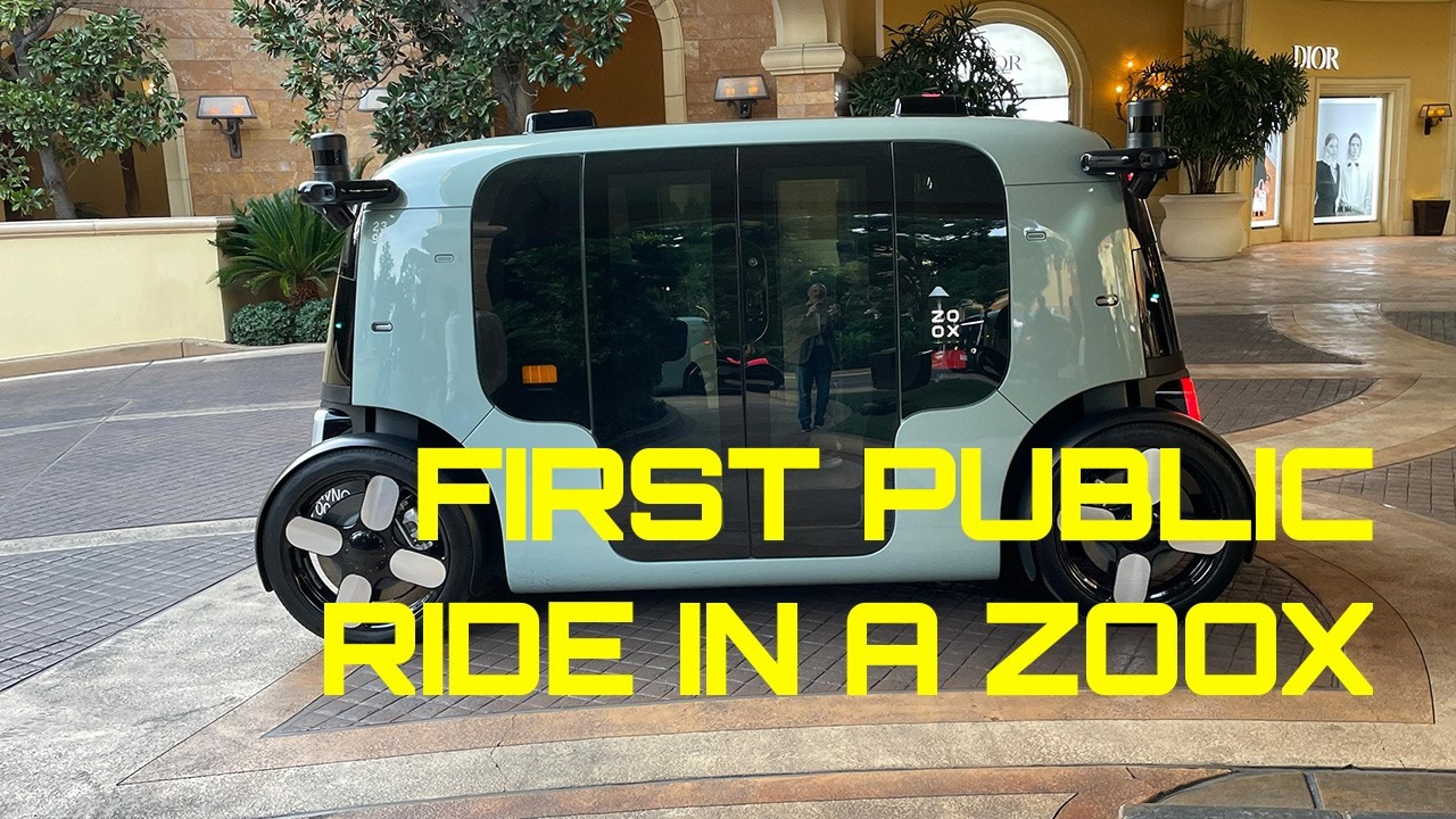 First Public #Zoox Ride in Las Vegas