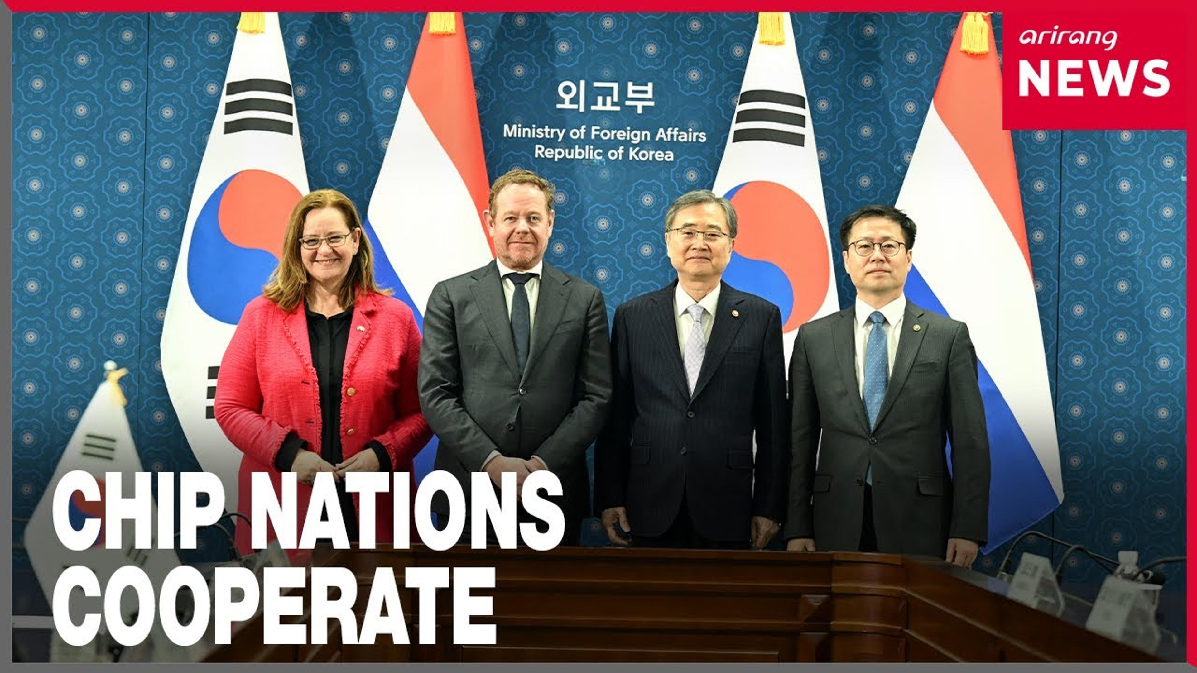 S. Korea, Netherlands Hold Their First Ever 2+2 High-Level Talks on Chips, Supply Chains, AI
