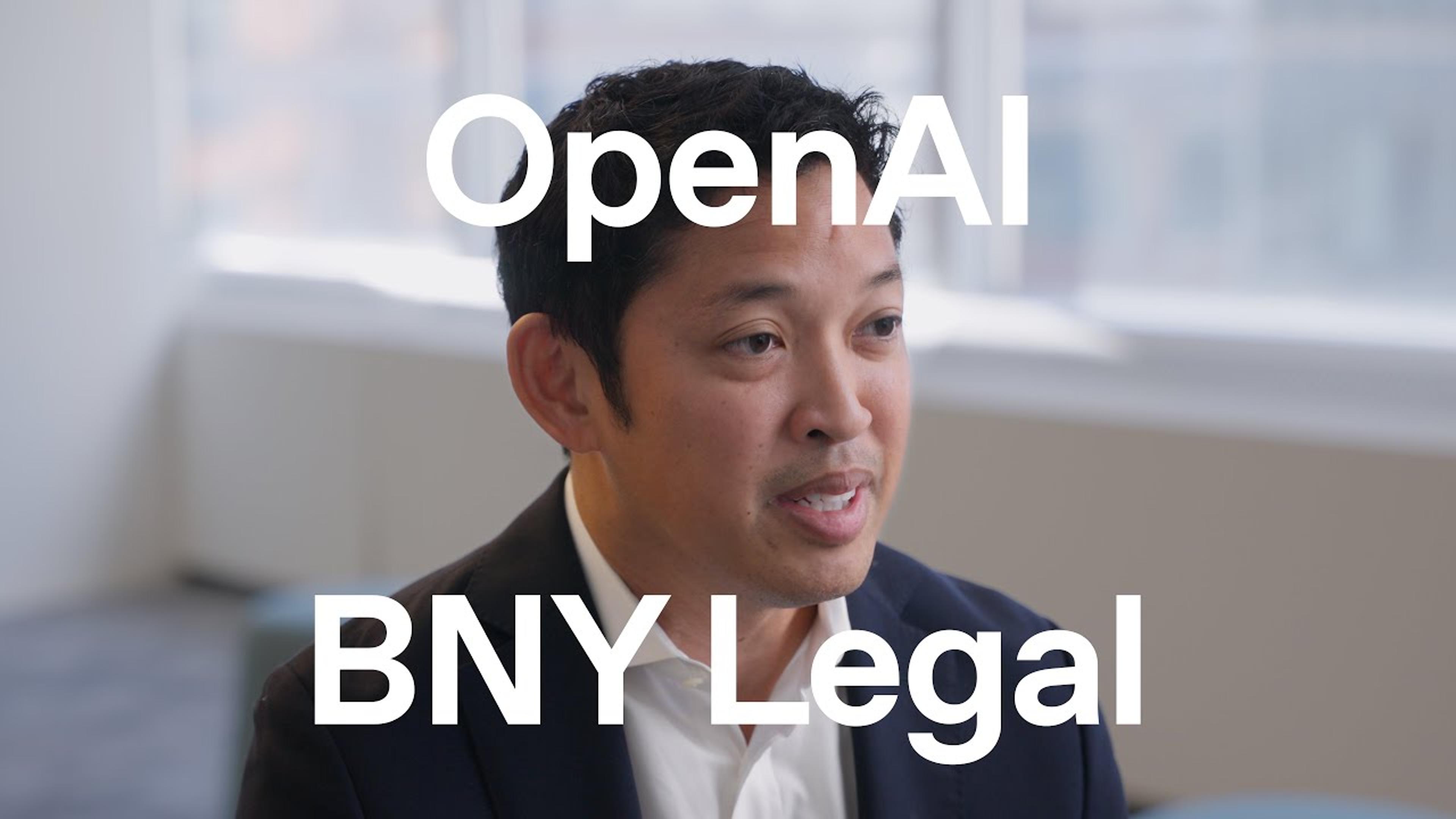 BNY Legal Uses OpenAI