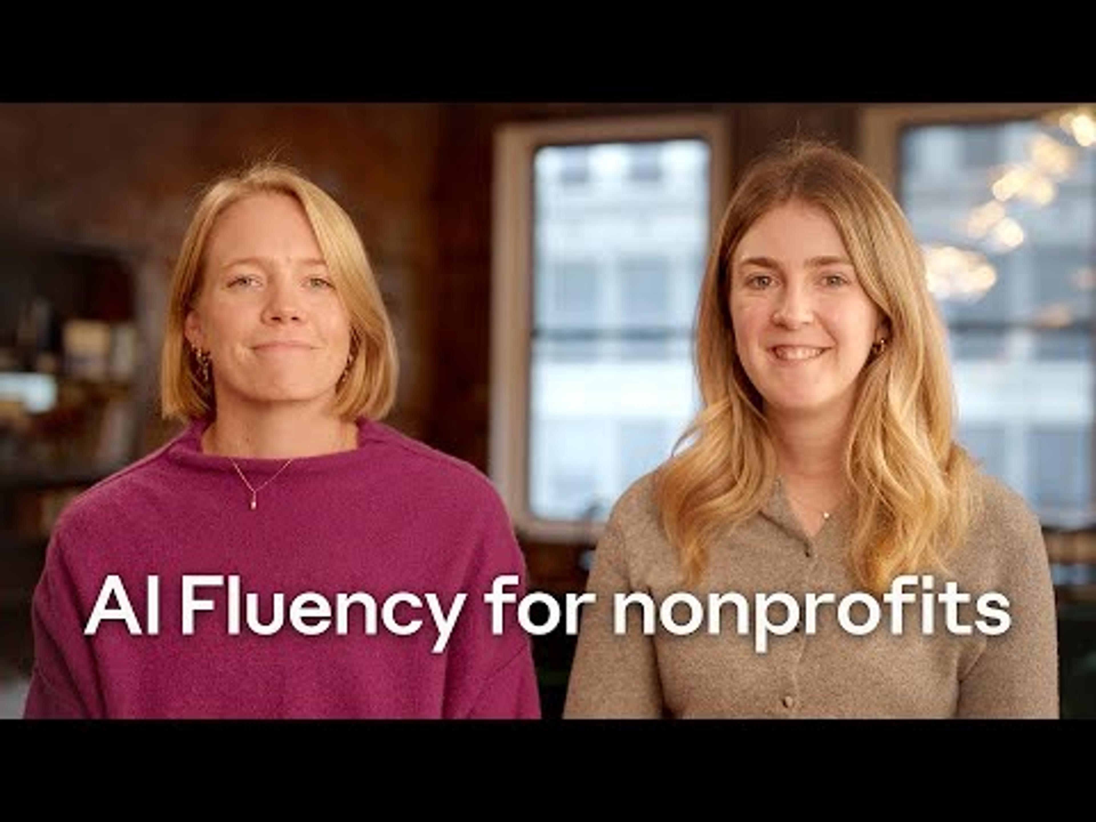 AI Fluency for Nonprofits Course Trailer