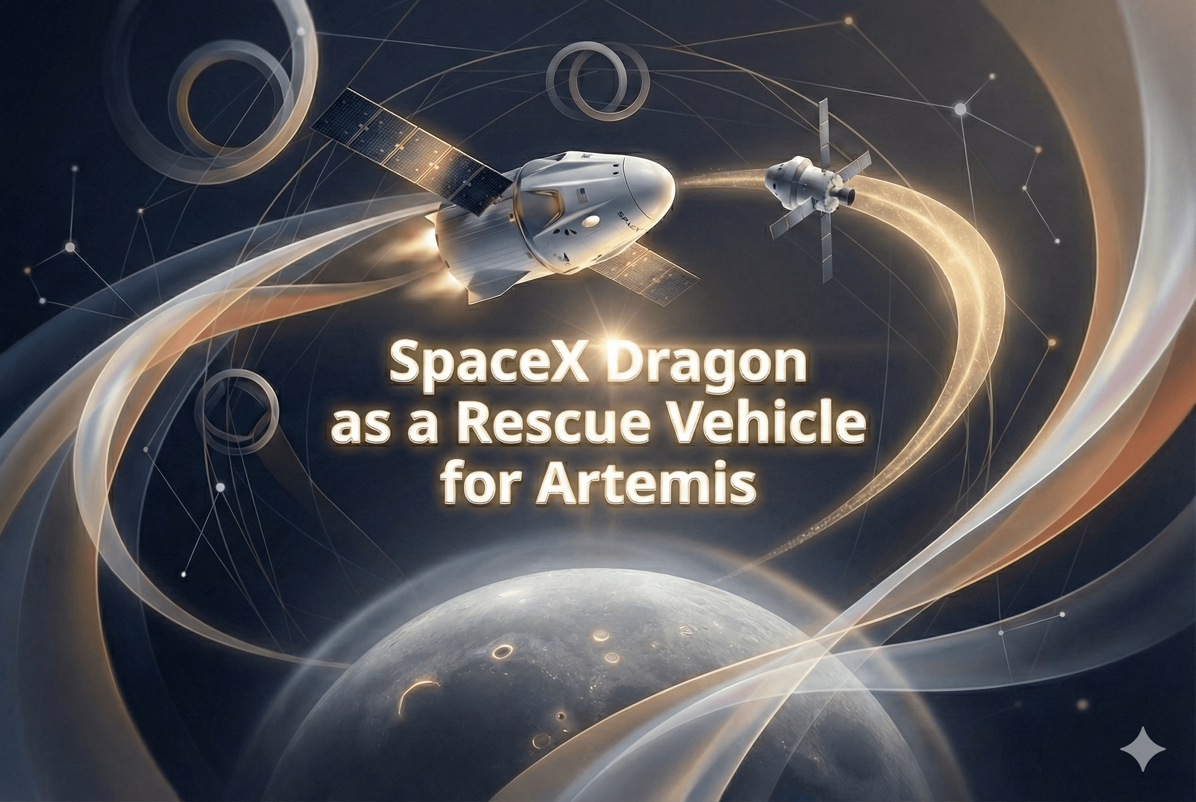 SpaceX Dragon as a Rescue Vehicle for Artemis