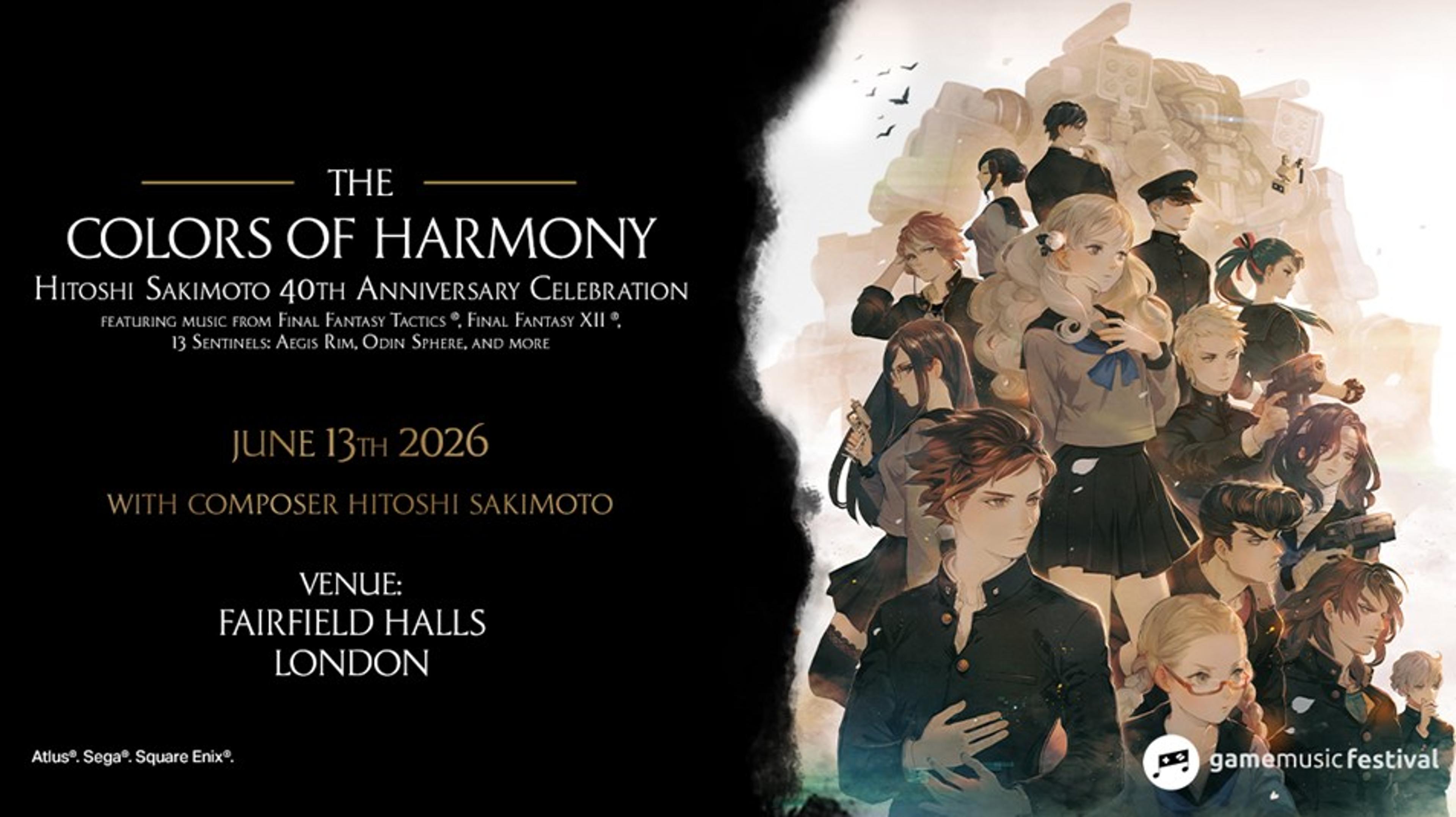 [Industry News] Hitoshi Sakimoto Invites You to Join Him for Game Music Festival 2026