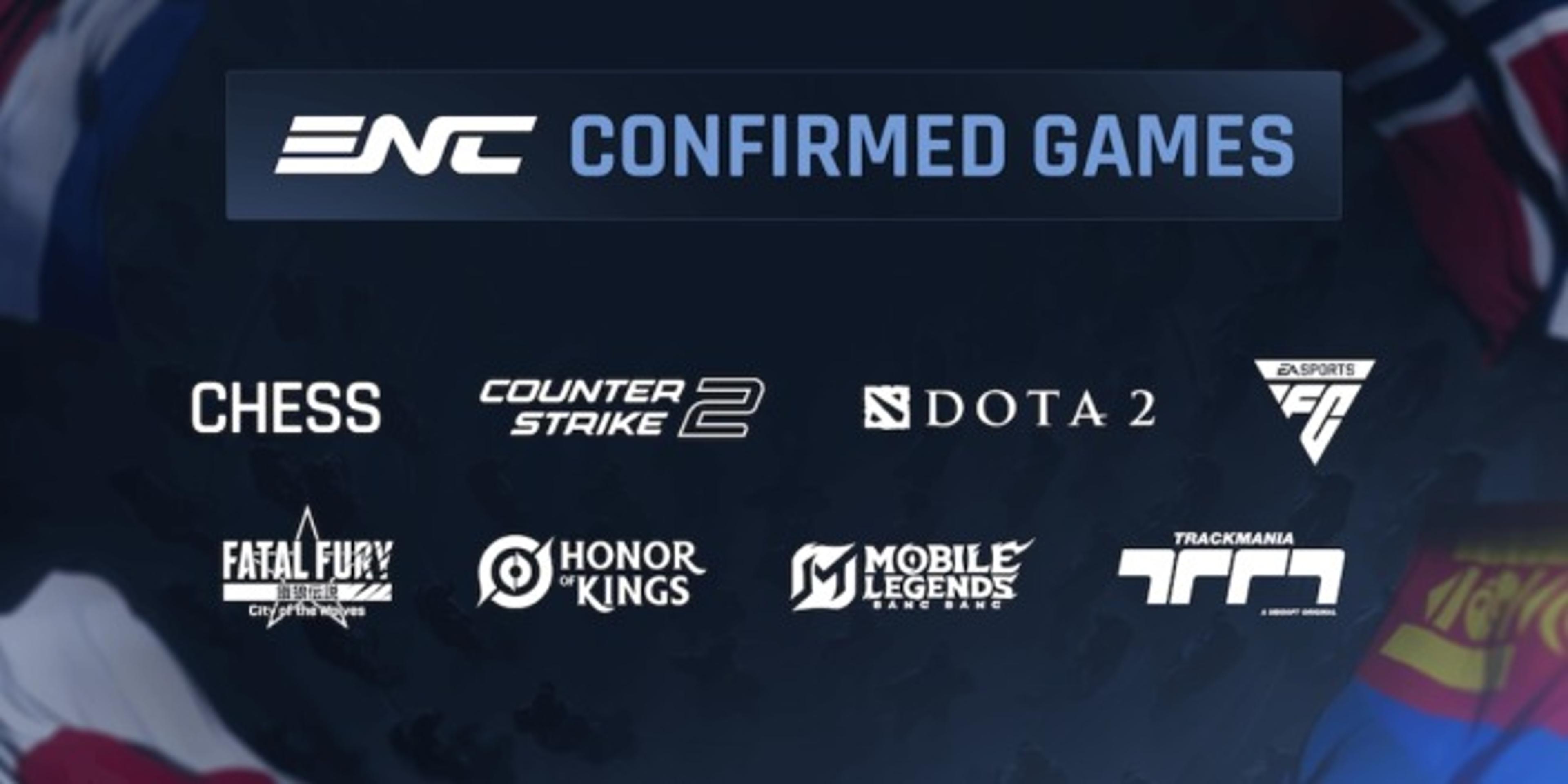 Esports Nations Cup 2026 Reveals First Eight Titles