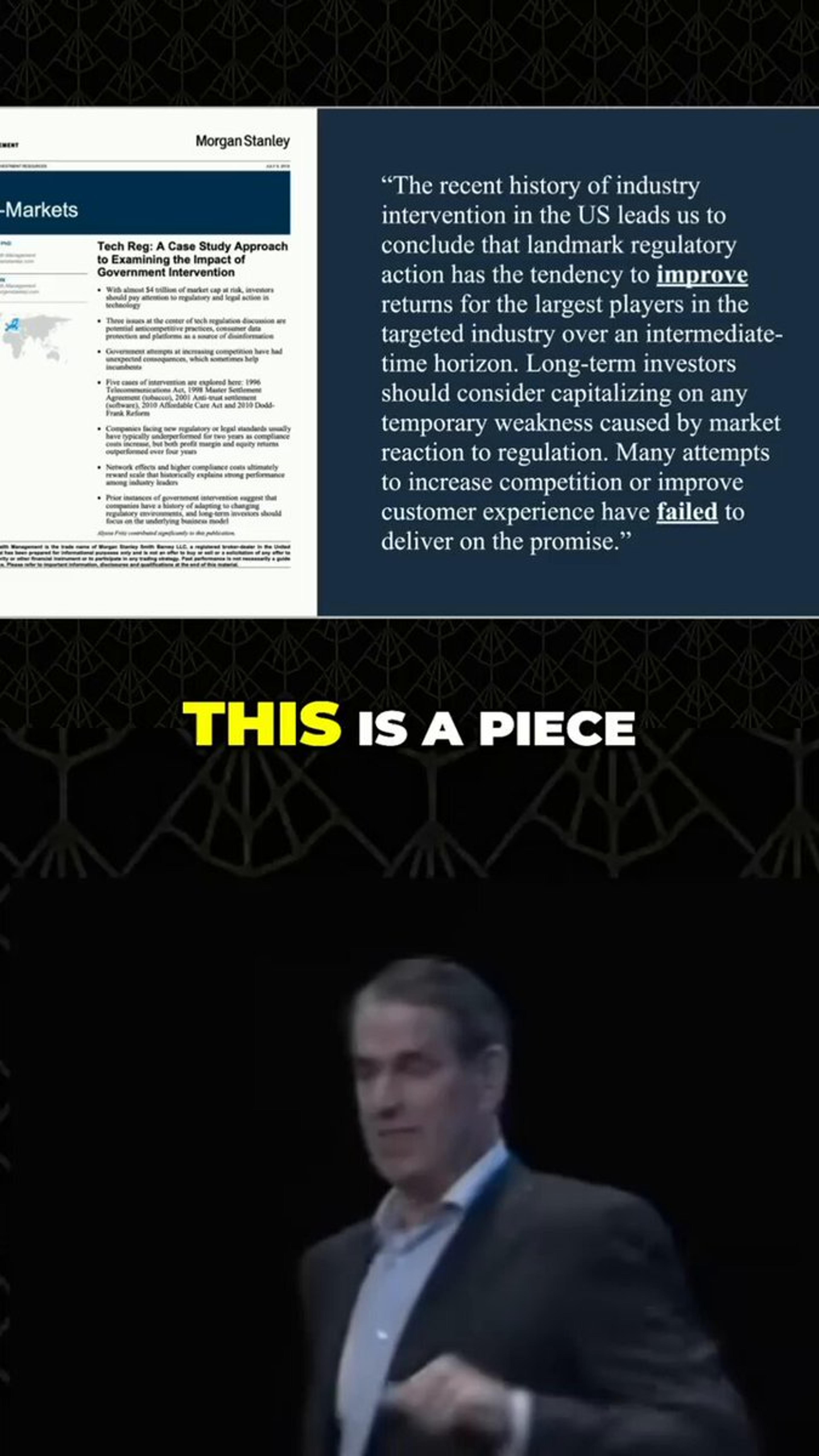 Regulation Entrenches Incumbents, Stifling Innovation and Growth