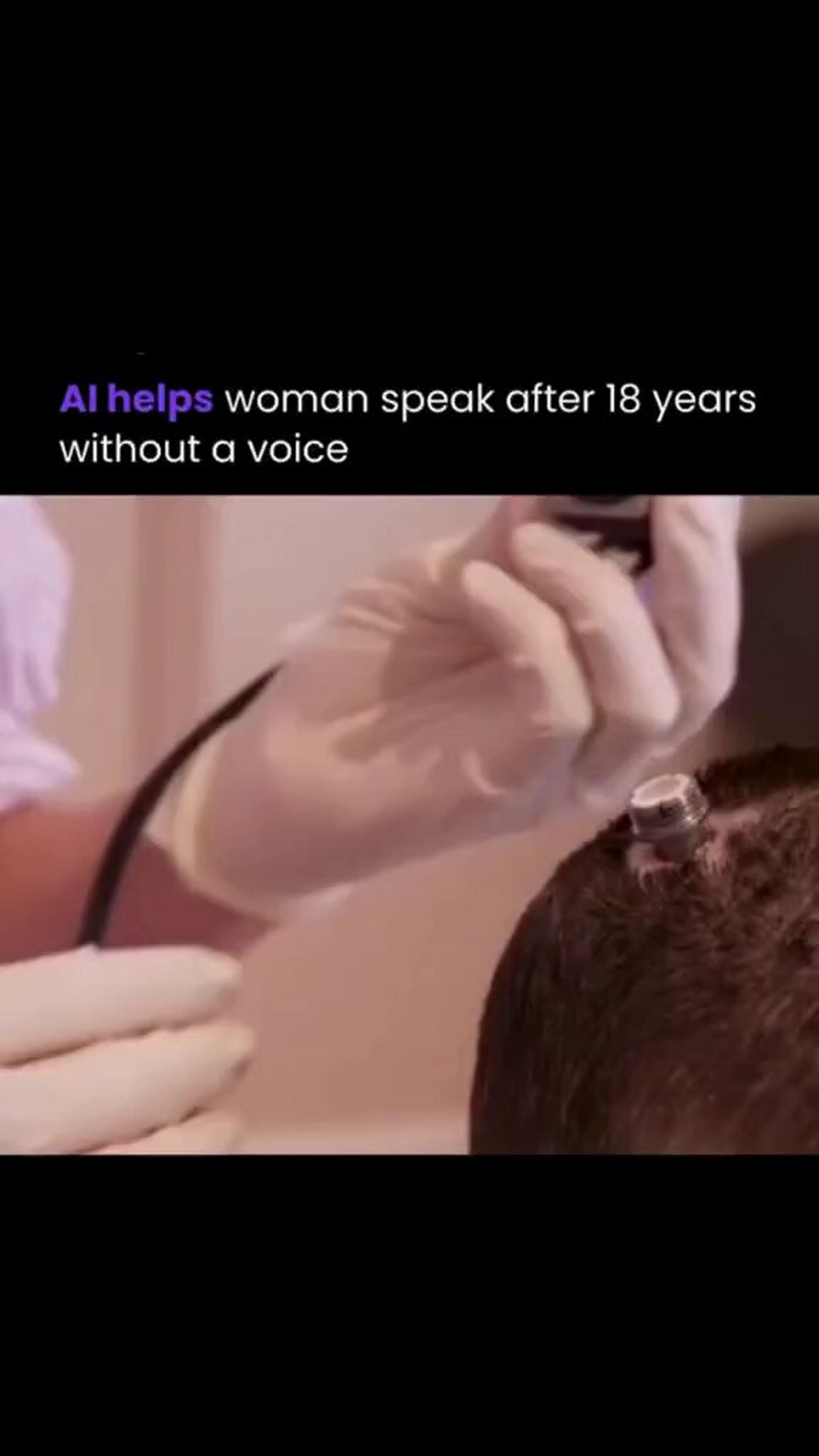AI Restores Voice, Restores Dignity for the Disabled