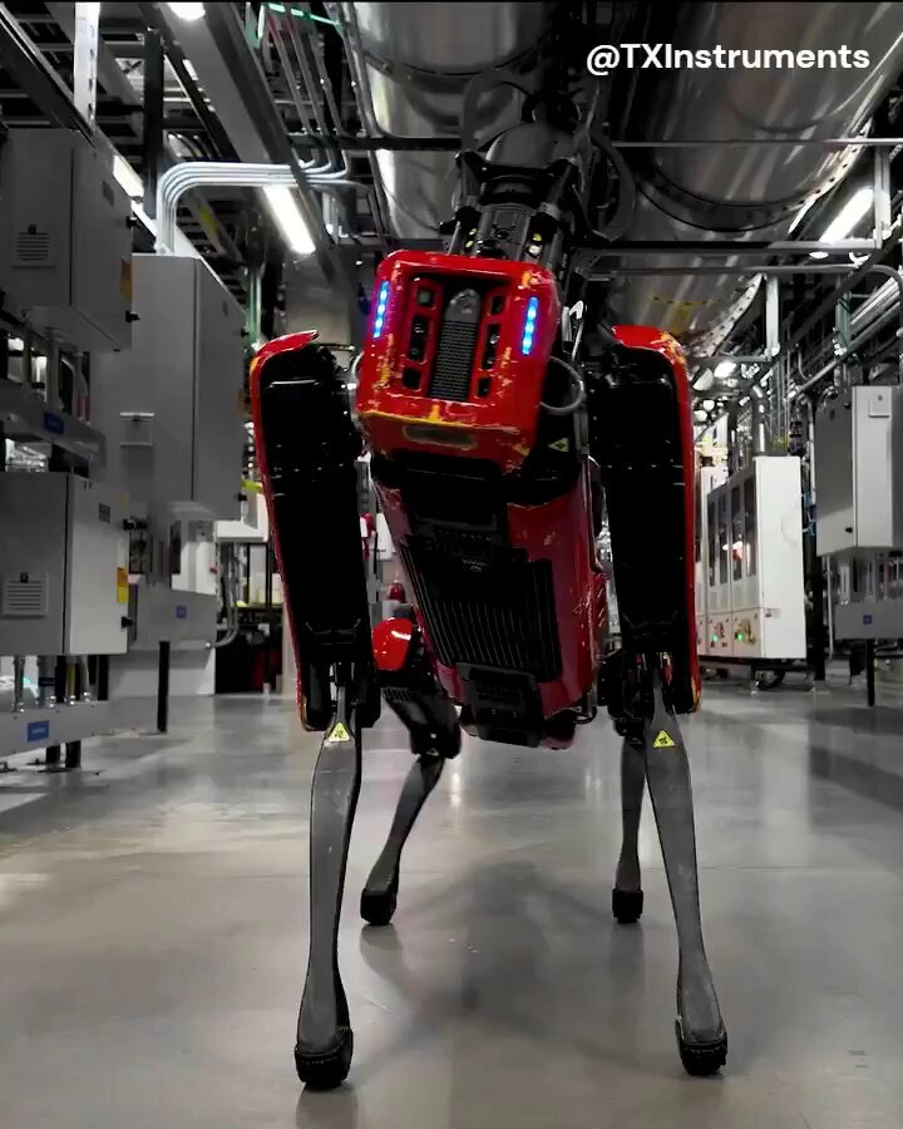 Robot Dog Collects Data in US Chip Factories