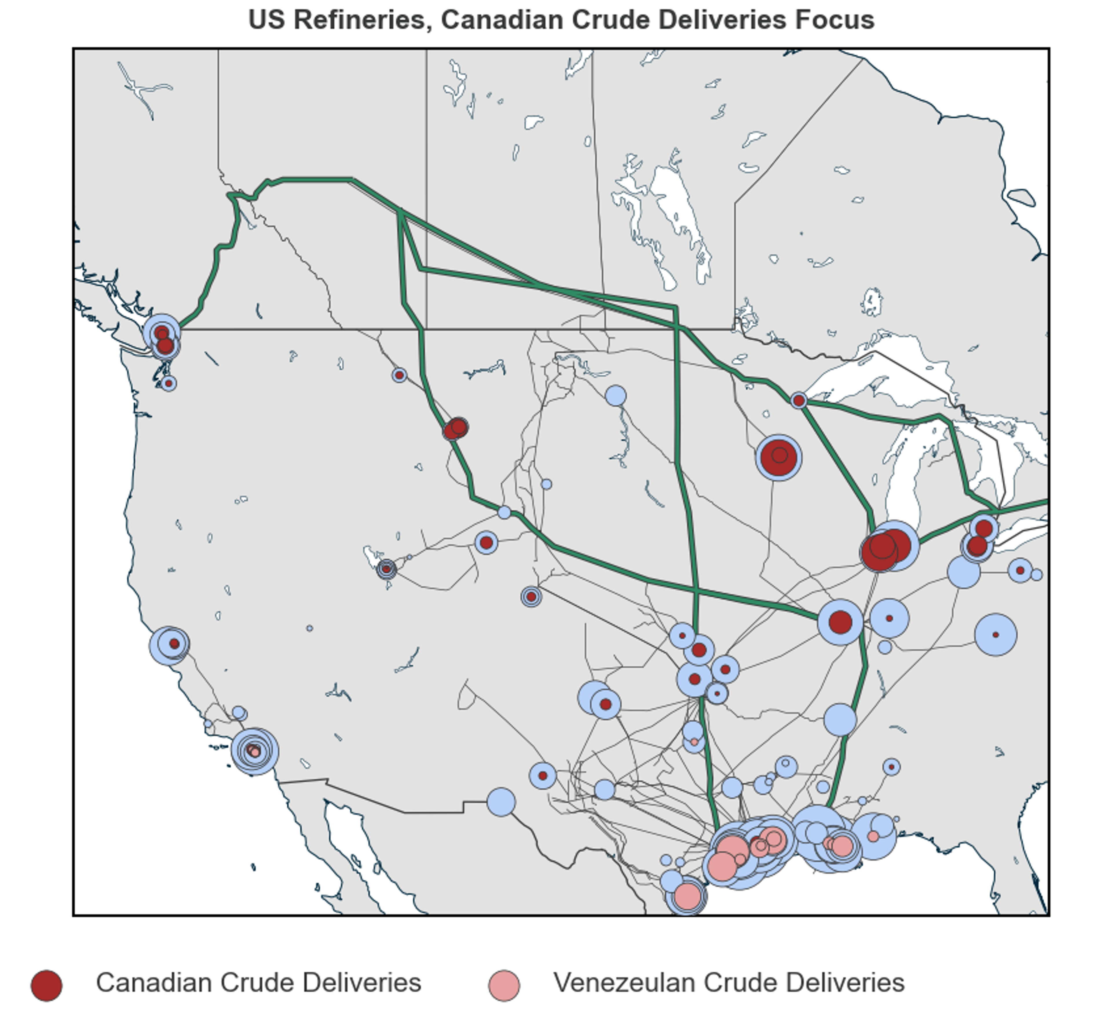 US Refineries Pivot From Canadian to Venezuelan Heavy Crude