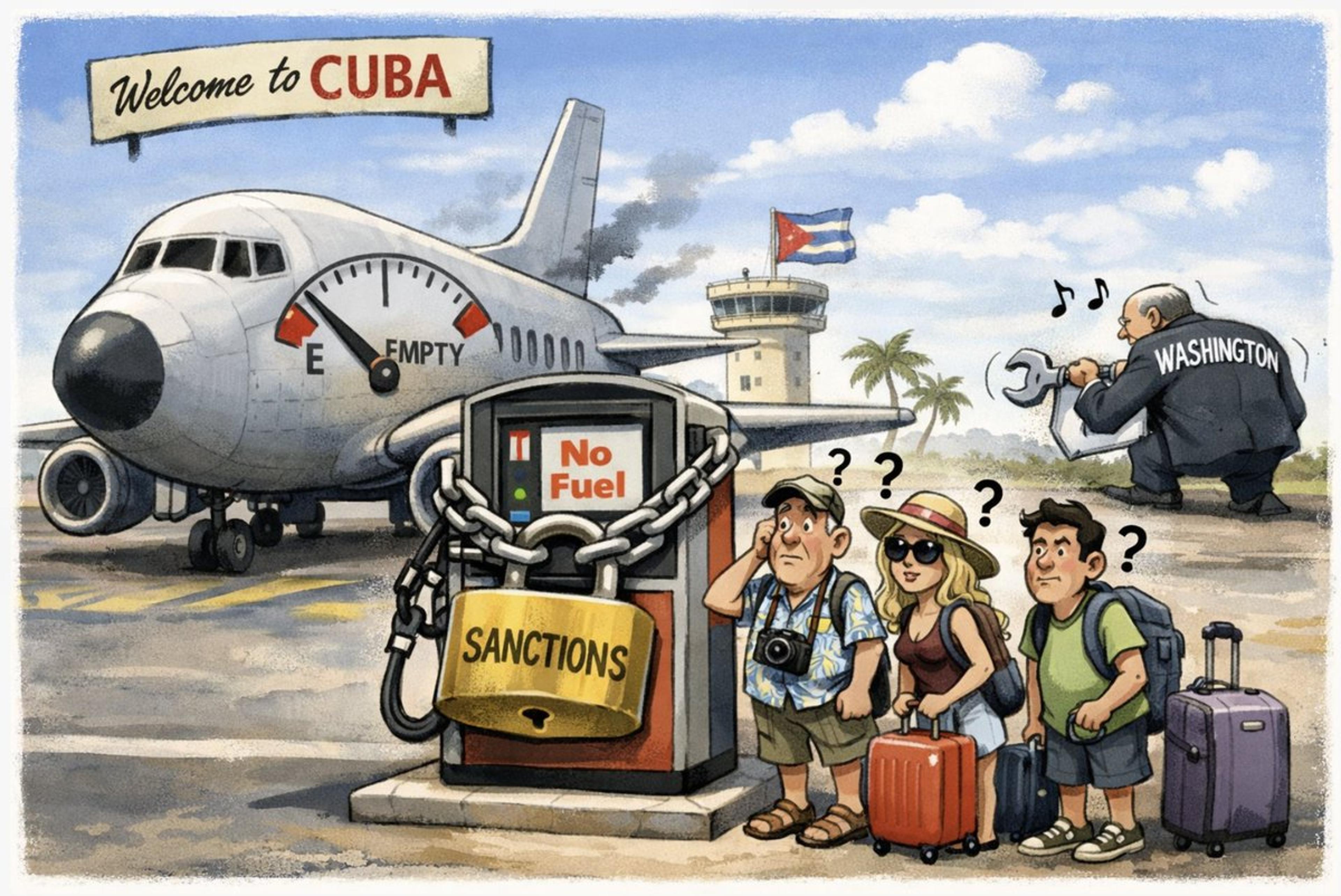 Trump's Blockade Halts Cuba's Jet Fuel Exports