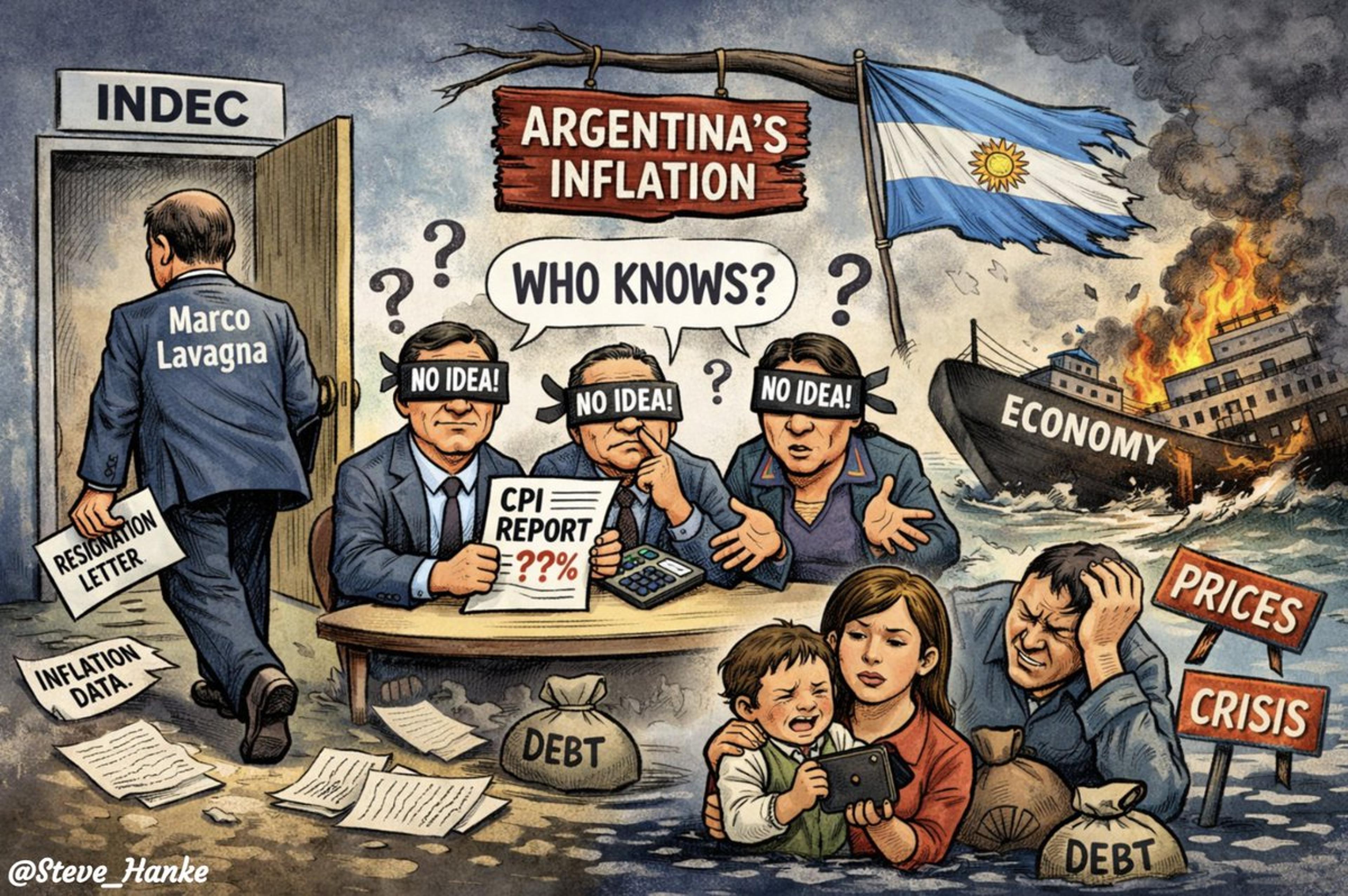 Argentina's 32% Inflation Signals Milei Must Dollarize