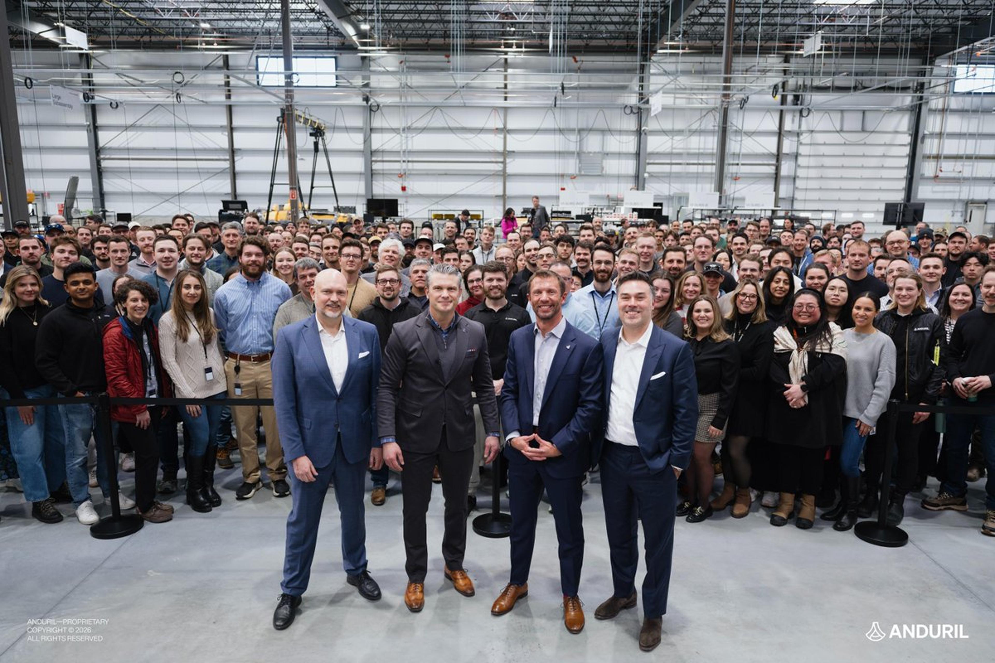 Anduril Leaders Present Autonomous Submarine Vision at SecWar