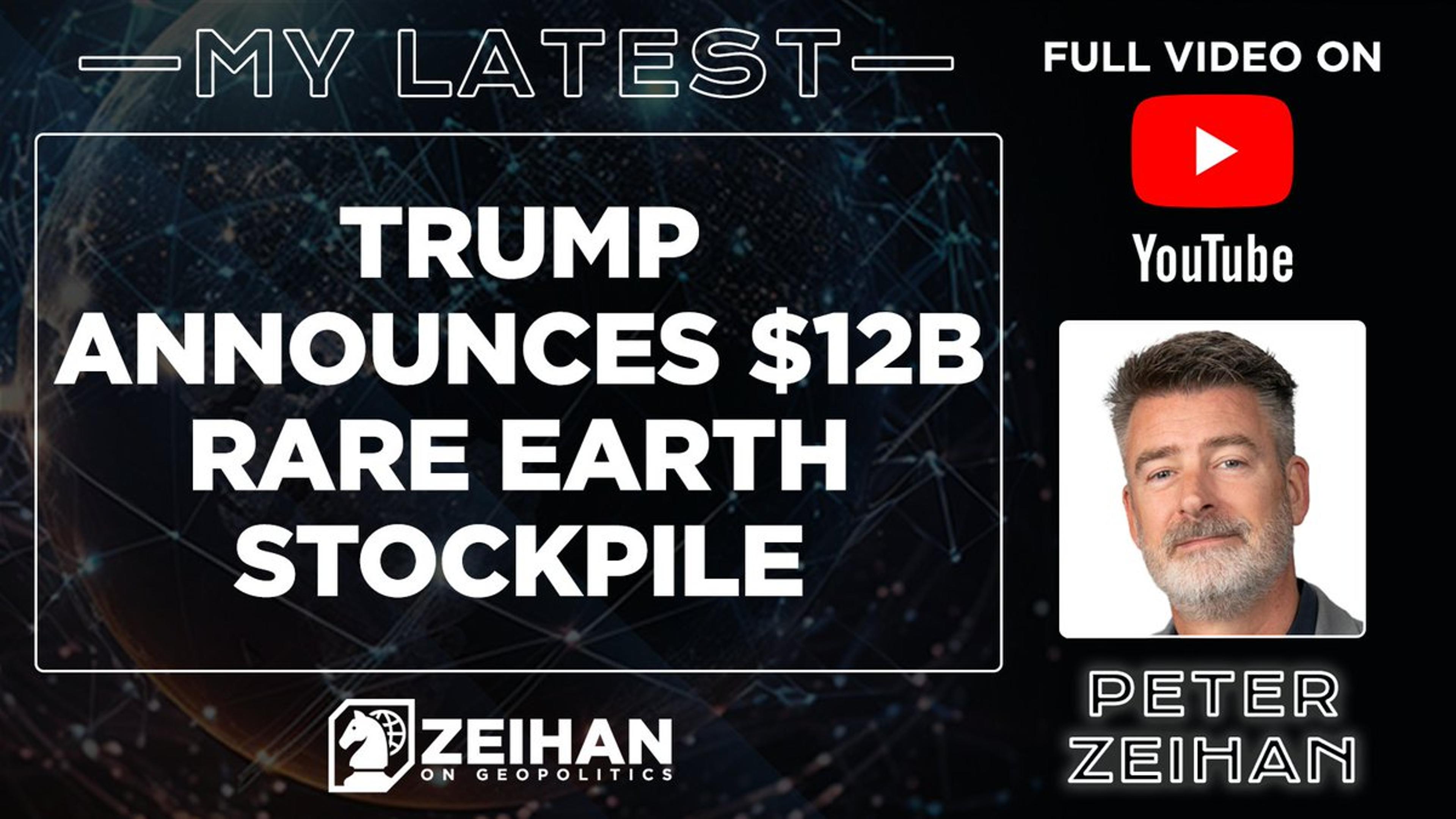 Trump’s $12 B Rare‑Earth Stockpile: Mere Band‑Aid