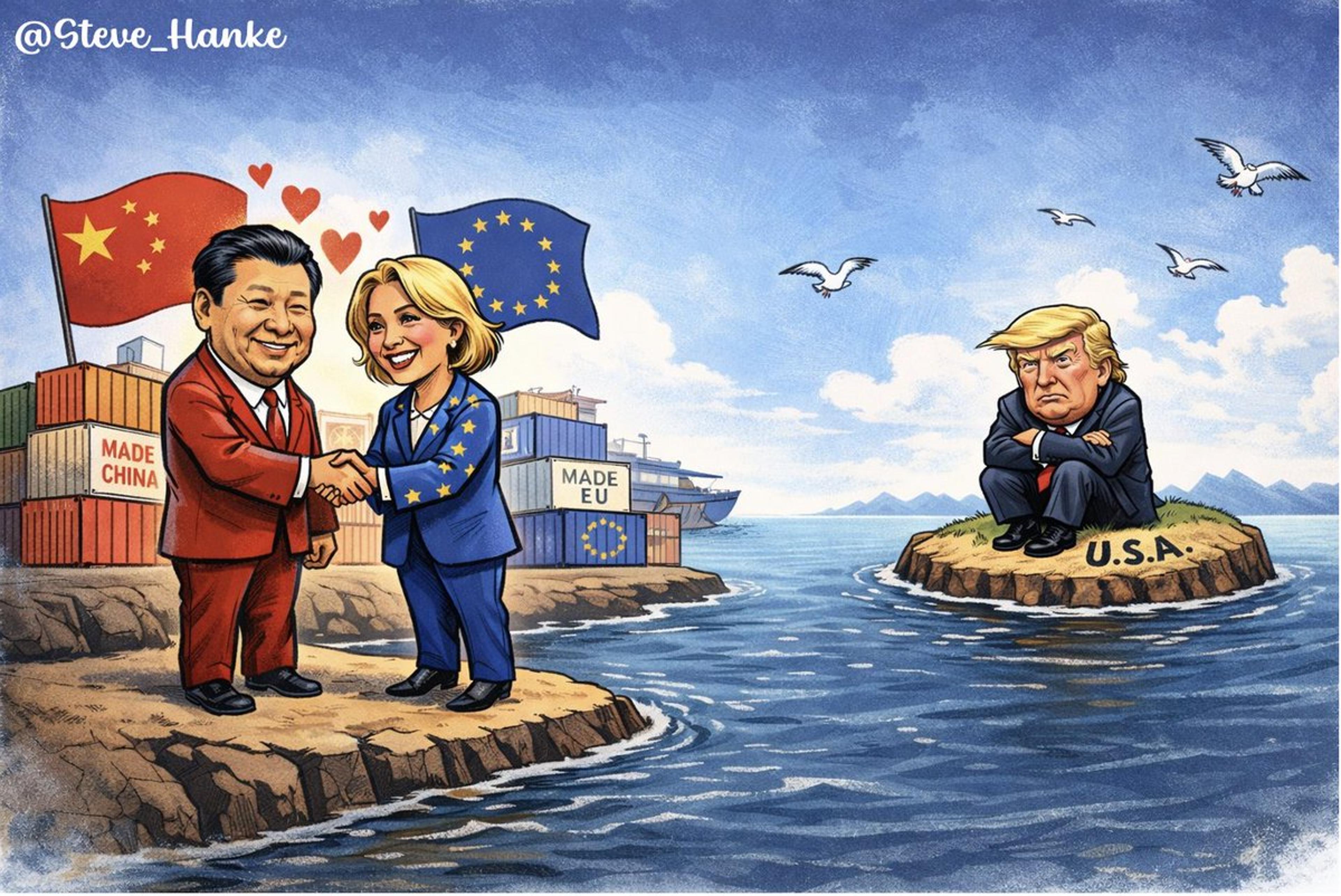 EU Boosts Chinese Imports as Trump Tariffs Bite