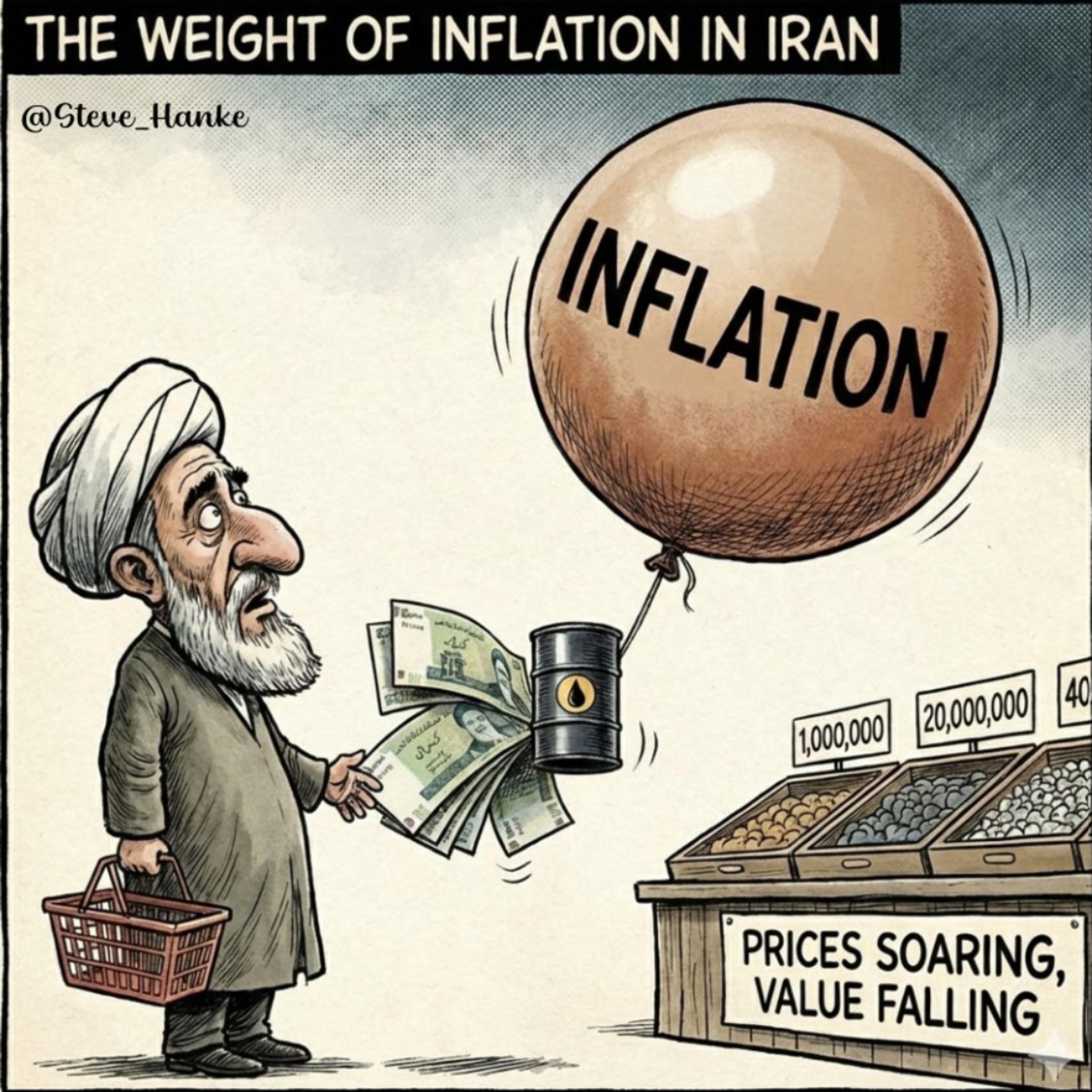 Iran's Inflation Hits 81.5%, World's Second Highest