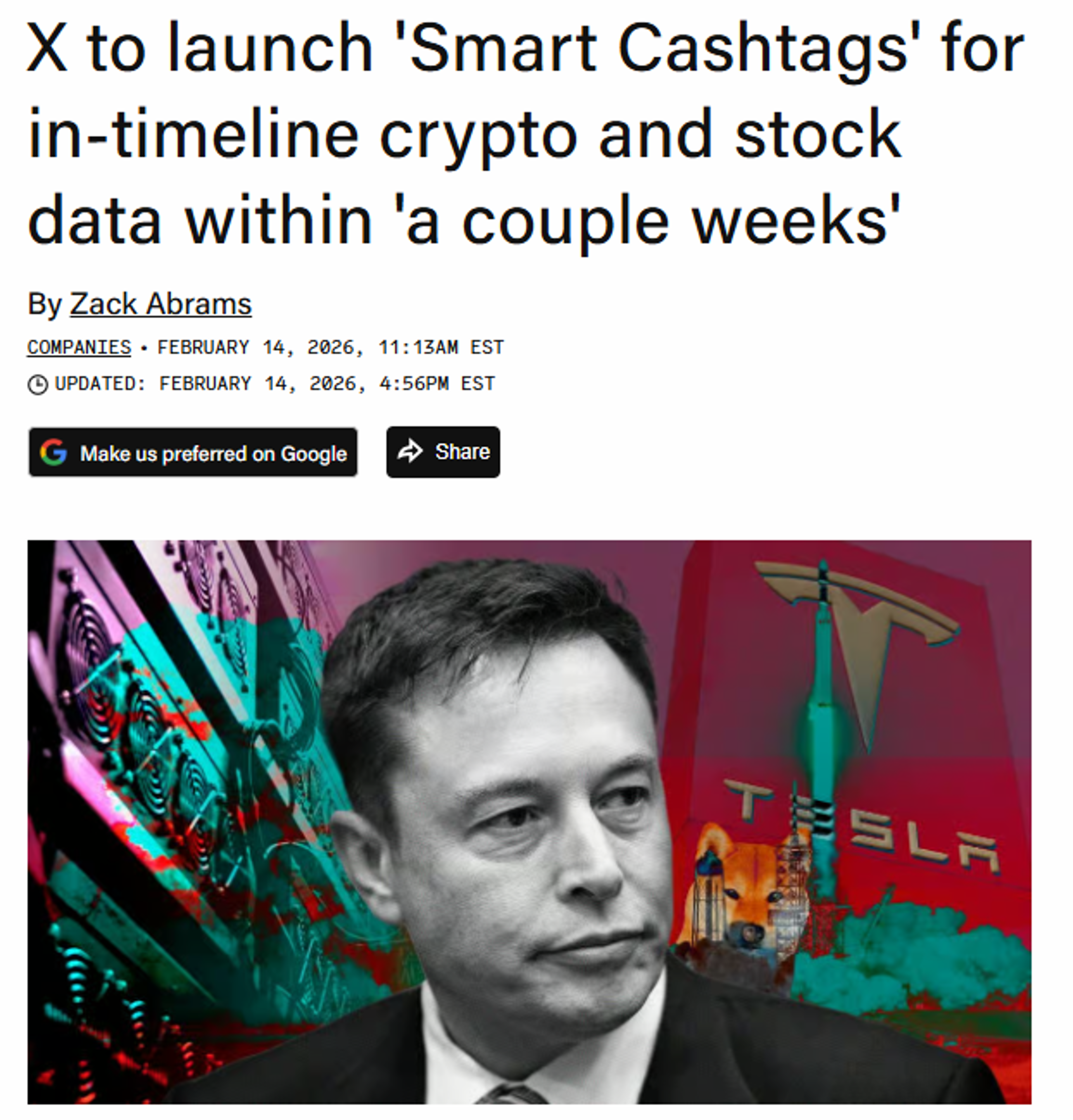 X Adds Finance Tools: Smart Cashtags and Visa‑backed Money