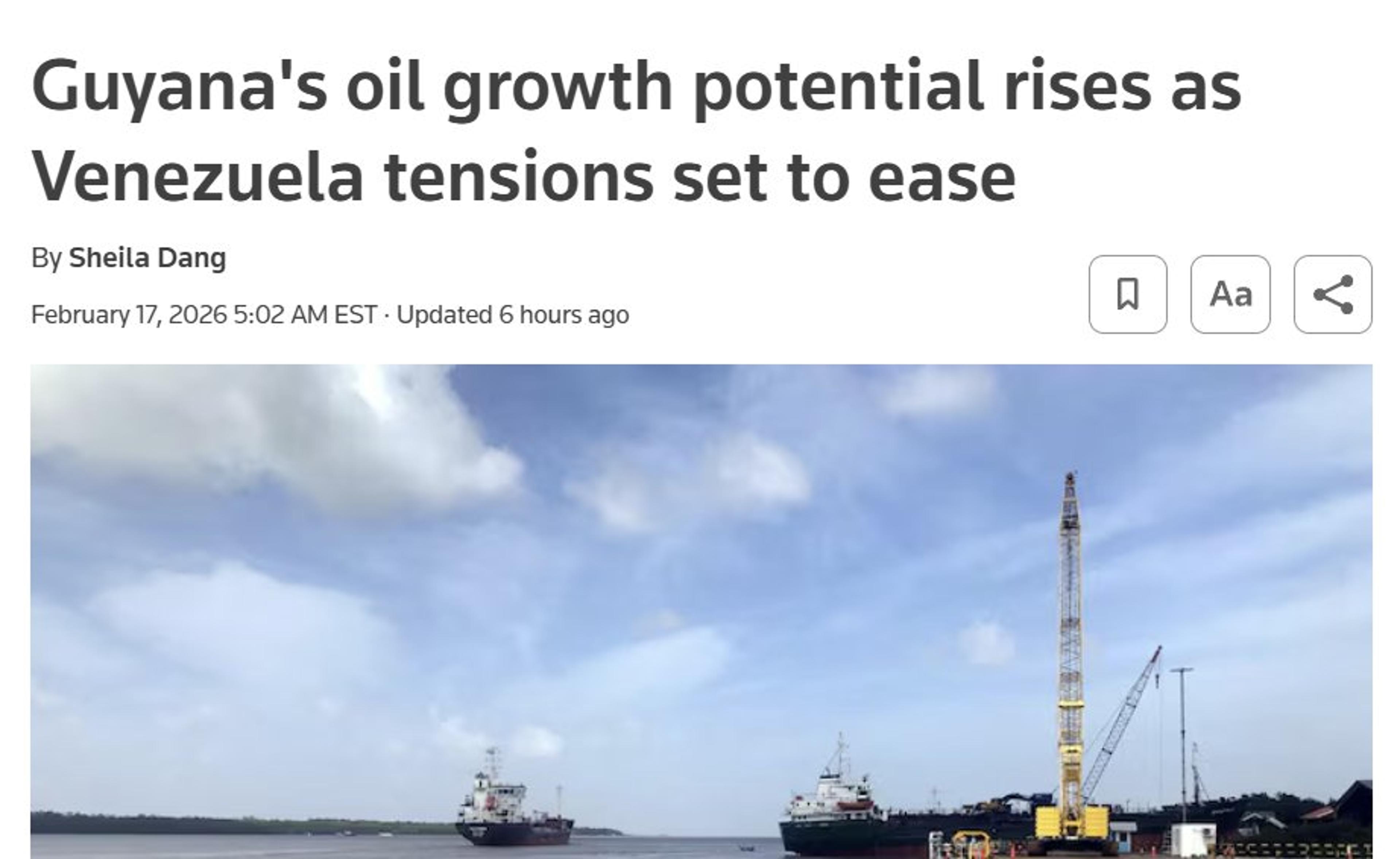 Guyana and Exxon Profit From Venezuela's Turmoil