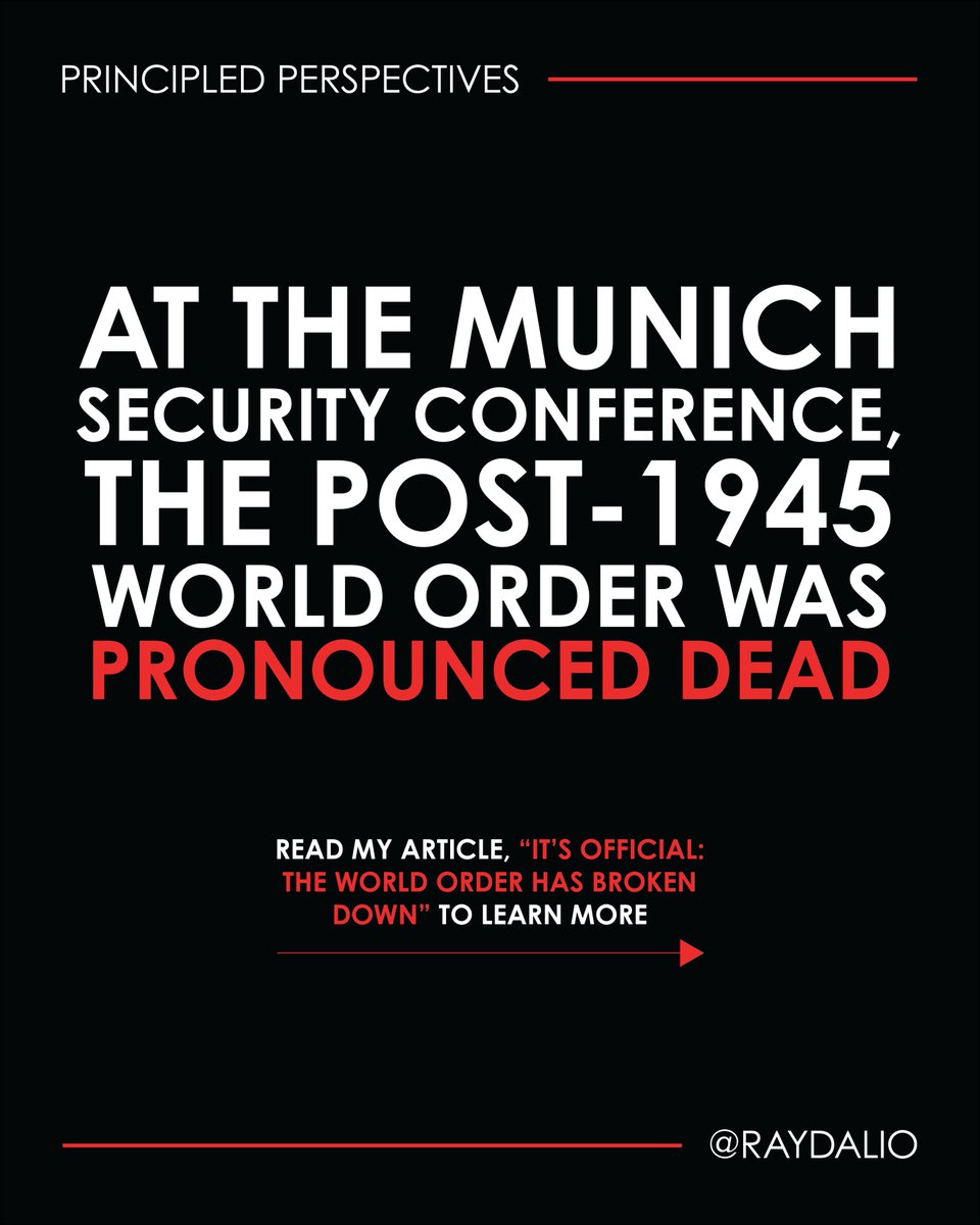 World Order Collapses: Entering Stage 6 of Global Disorder