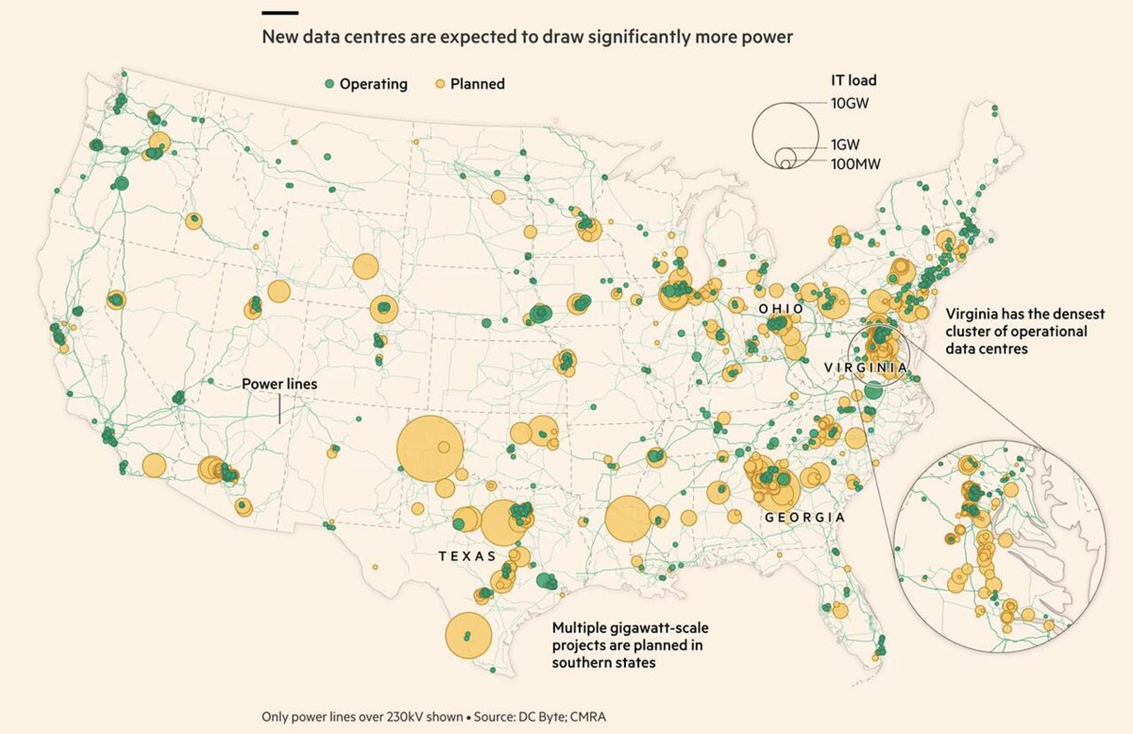 AI Data Centers Drain Power of 100k Homes