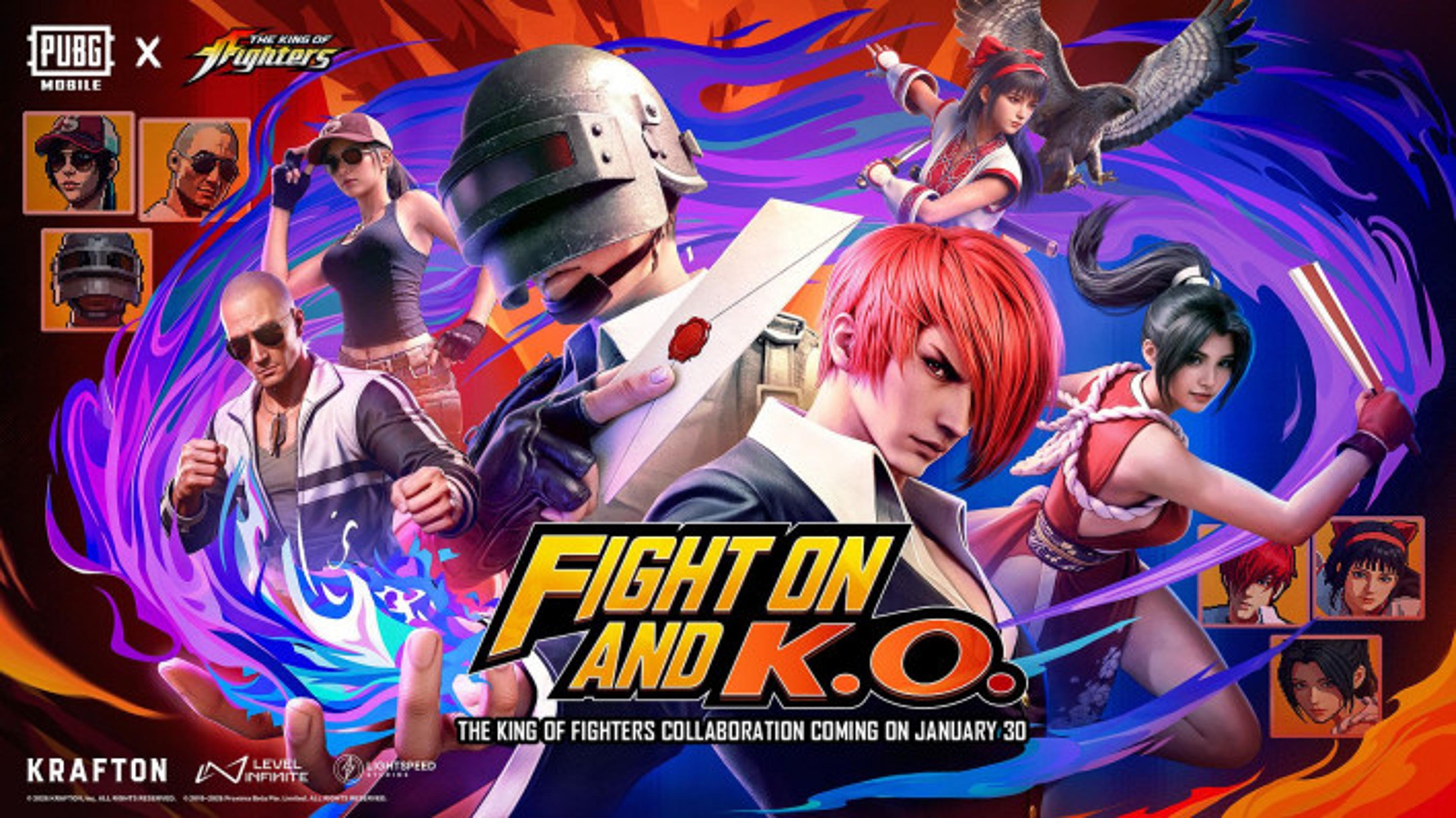 PUBG Mobile Teams Up With The King of Fighters for Limited-Time Crossover Featuring Iconic Fighters