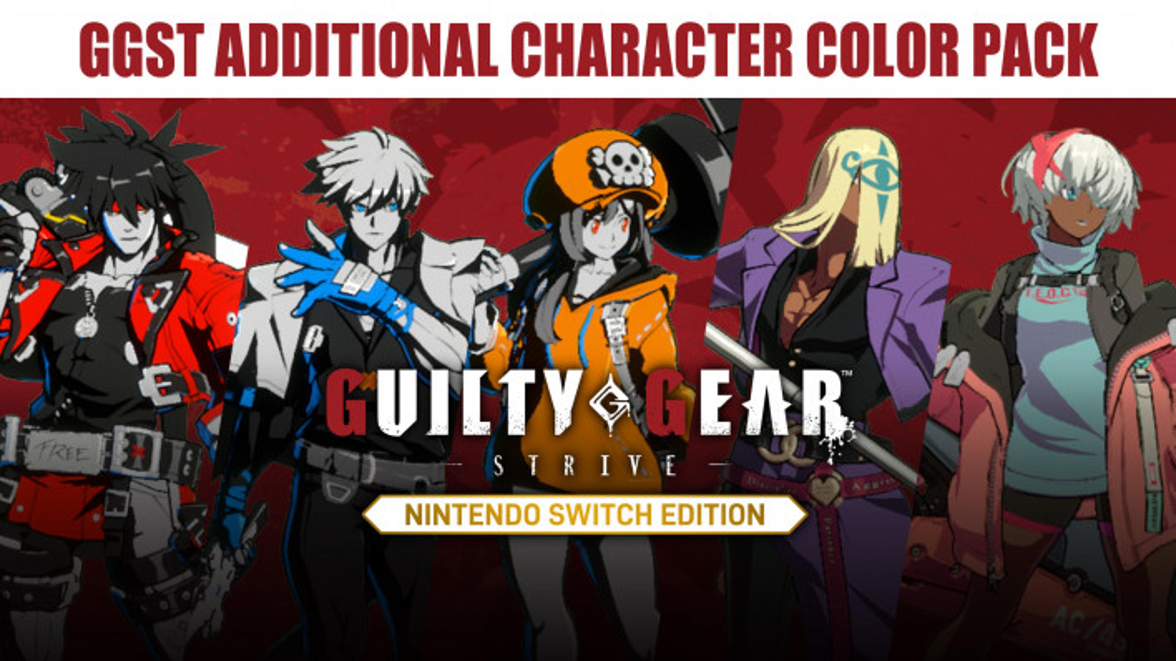 Guilty Gear -Strive- Nintendo Switch Gets Free DLC With 43 New Character Colors