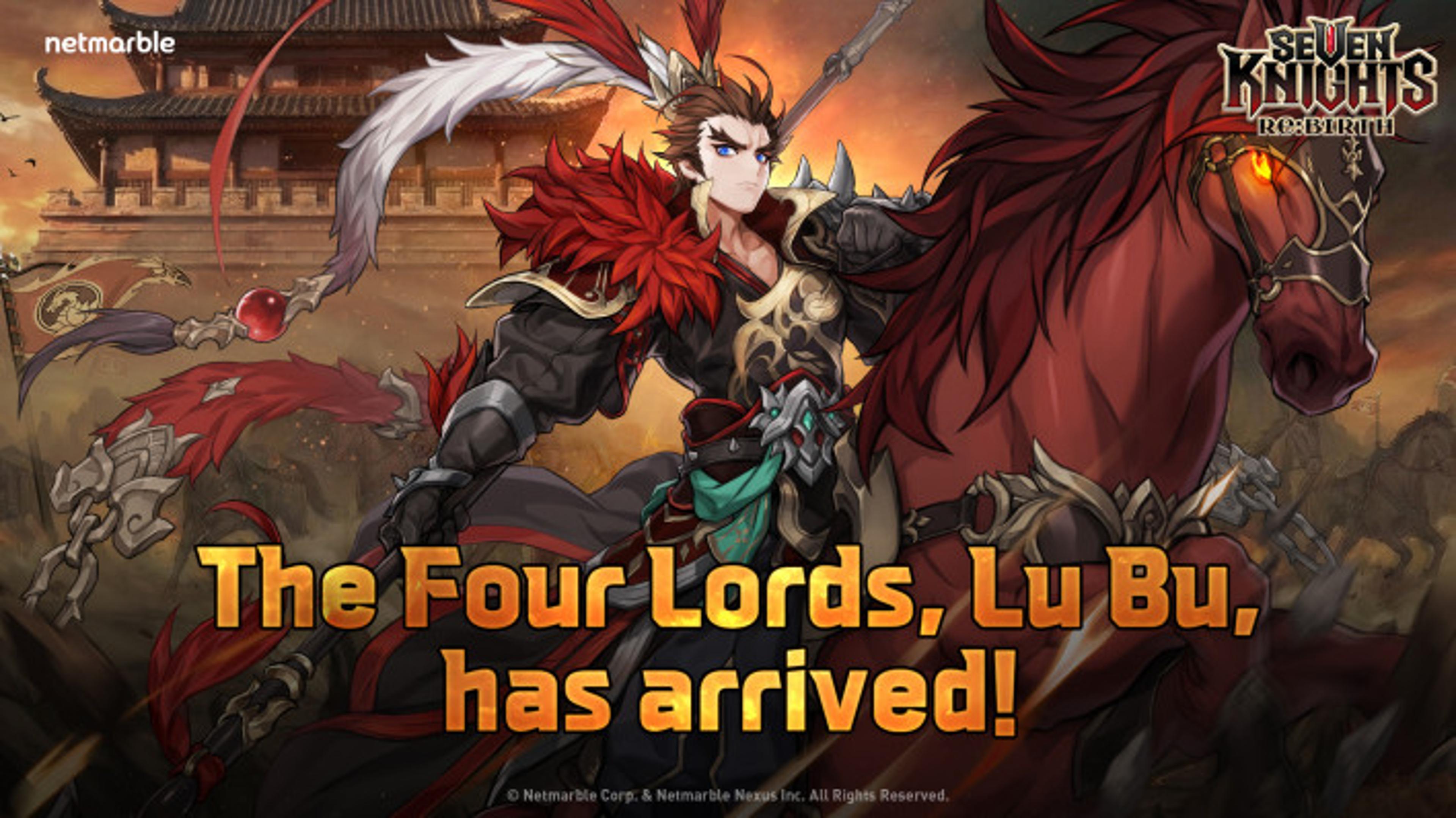 Seven Knights Re:BIRTH Comes to Epic Games Store, Adds Four Lords Hero Lu Bu