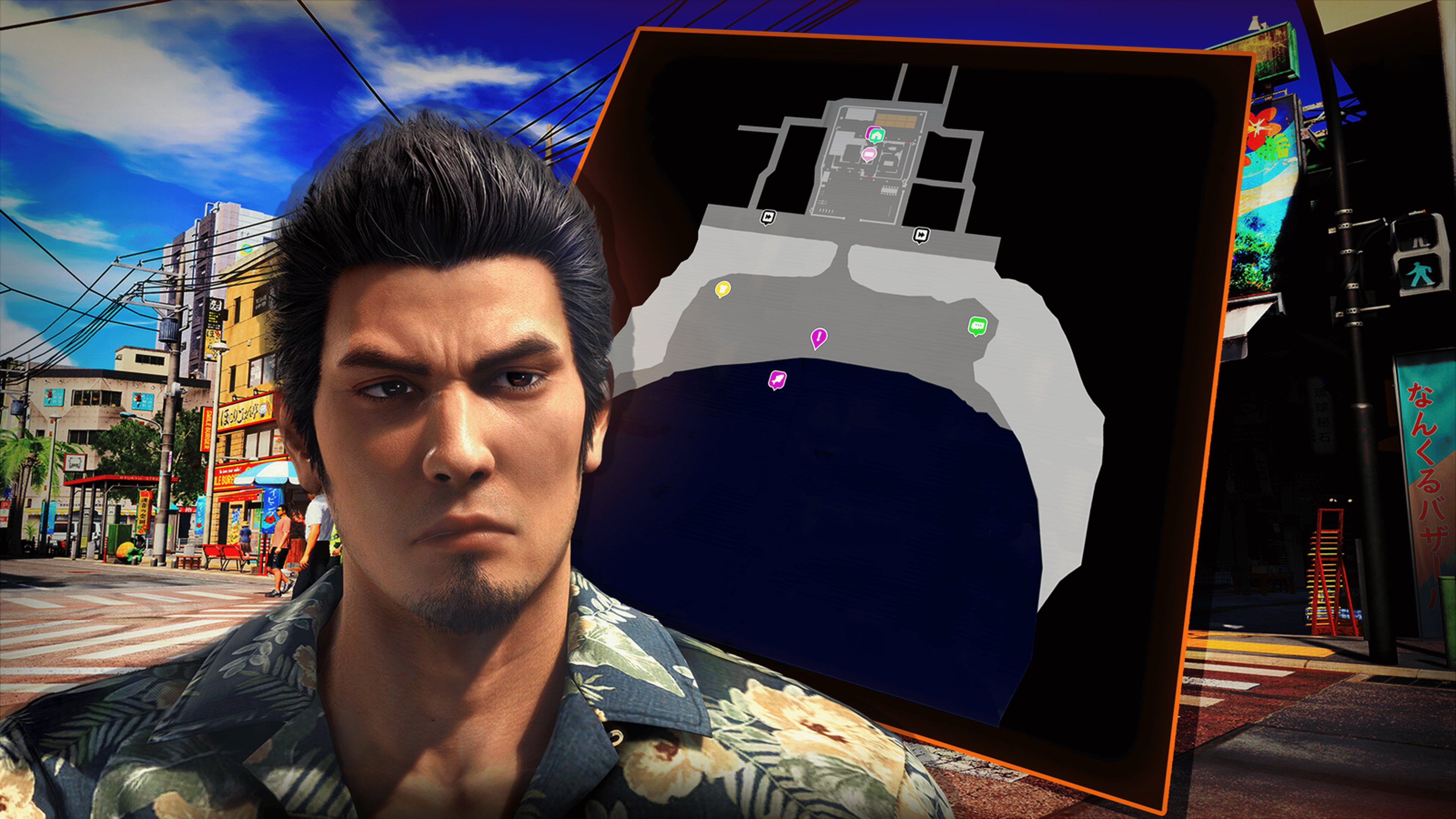 Morning Glory Orphanage Interactive Map - Yakuza Kiwami 3